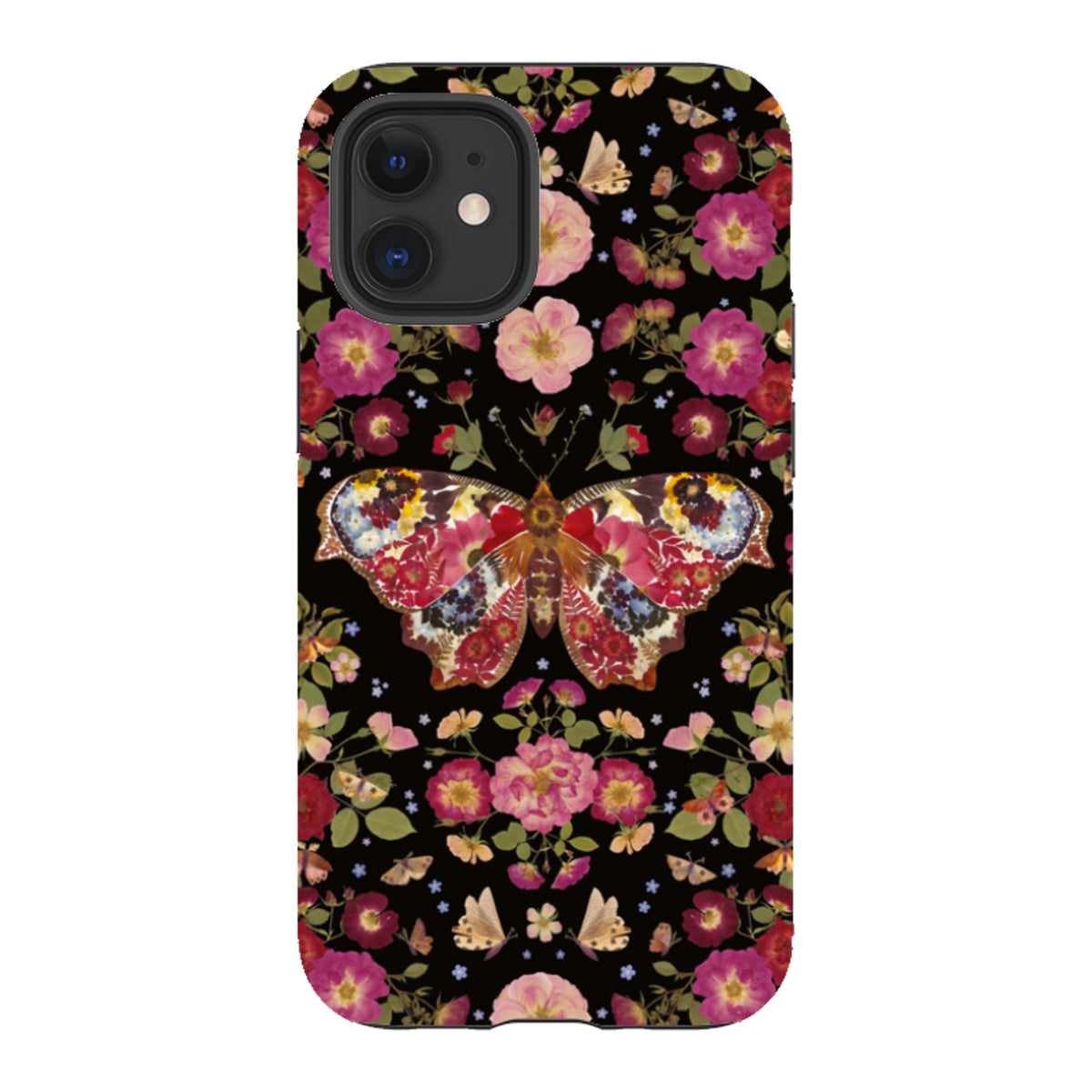 iPhone Tough Case - Midnight Butterfly By Helen Ahpornsiri