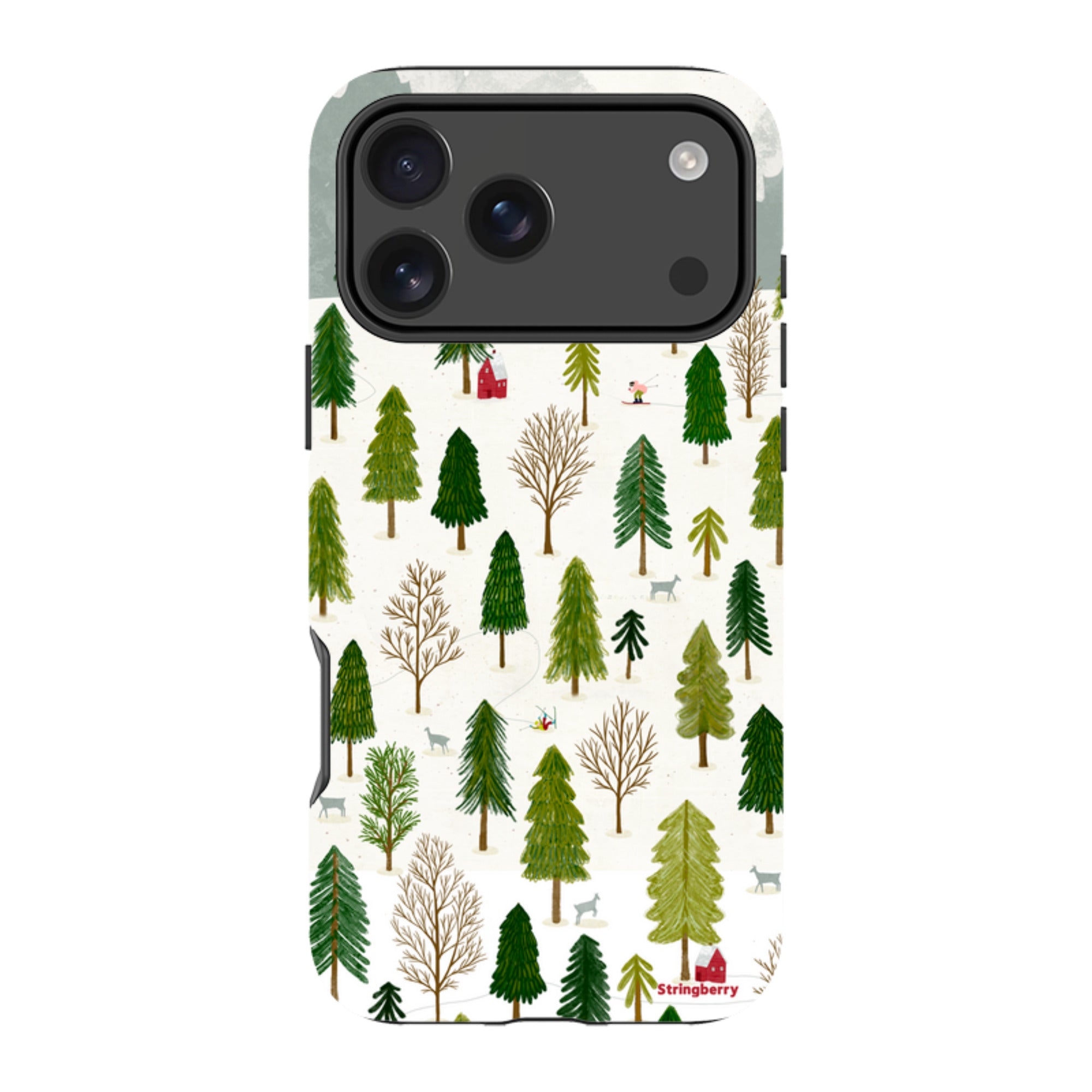 iPhone Tough Case - Winter Landscape III By Katherine Quinn