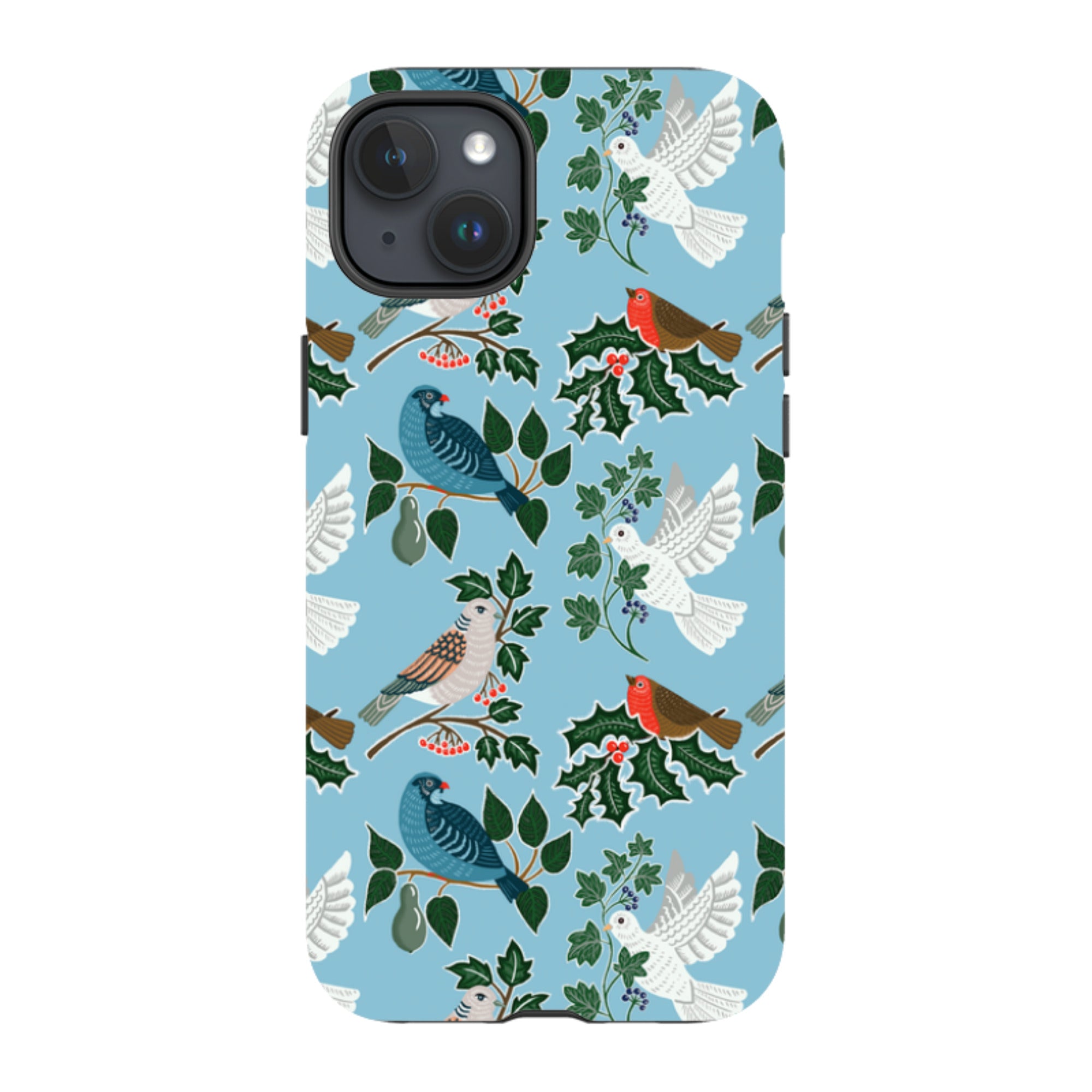 iPhone Tough Case - Winter Birds-2 By kate Heiss