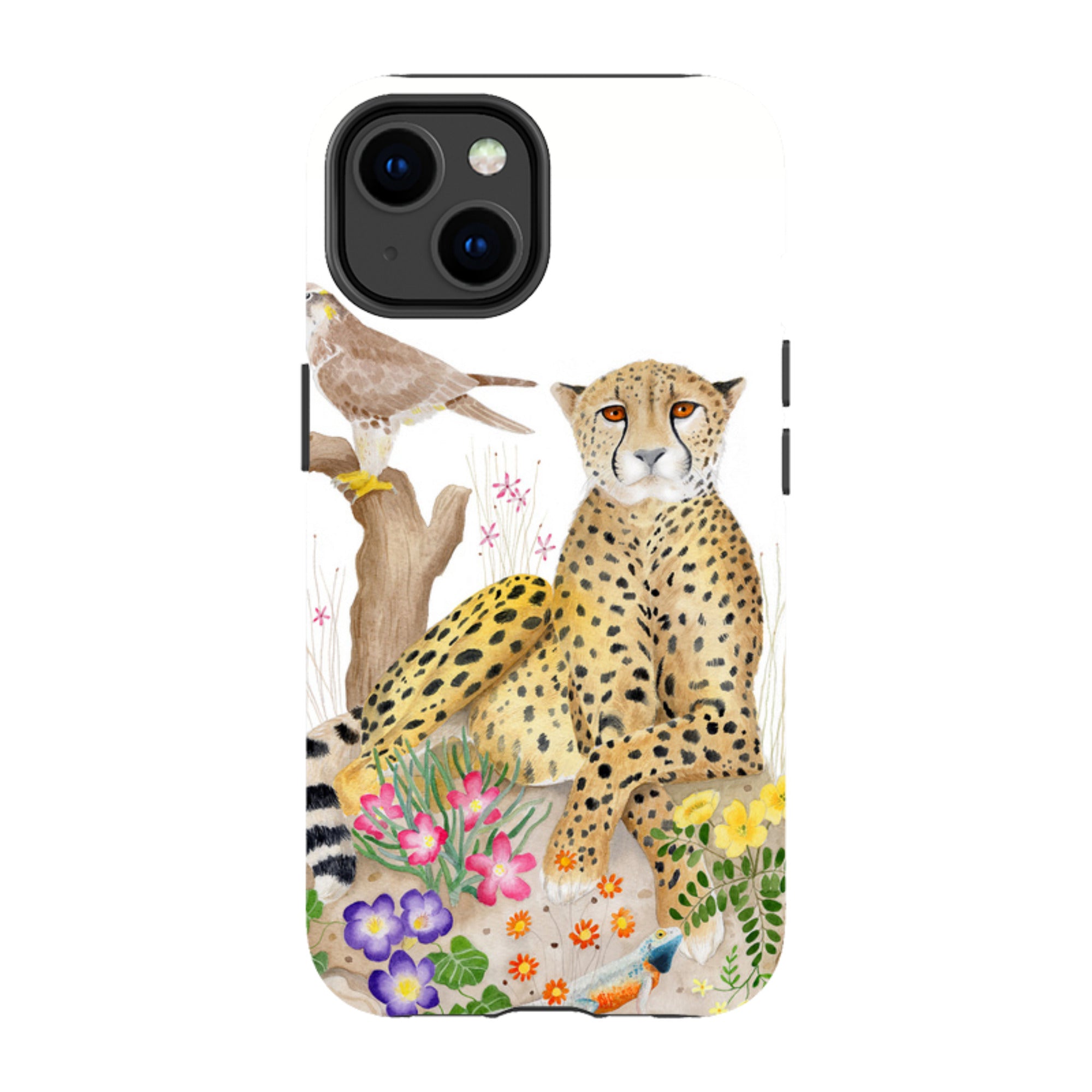 iPhone Tough Case - Botswana Cheetah By Bex Parkin