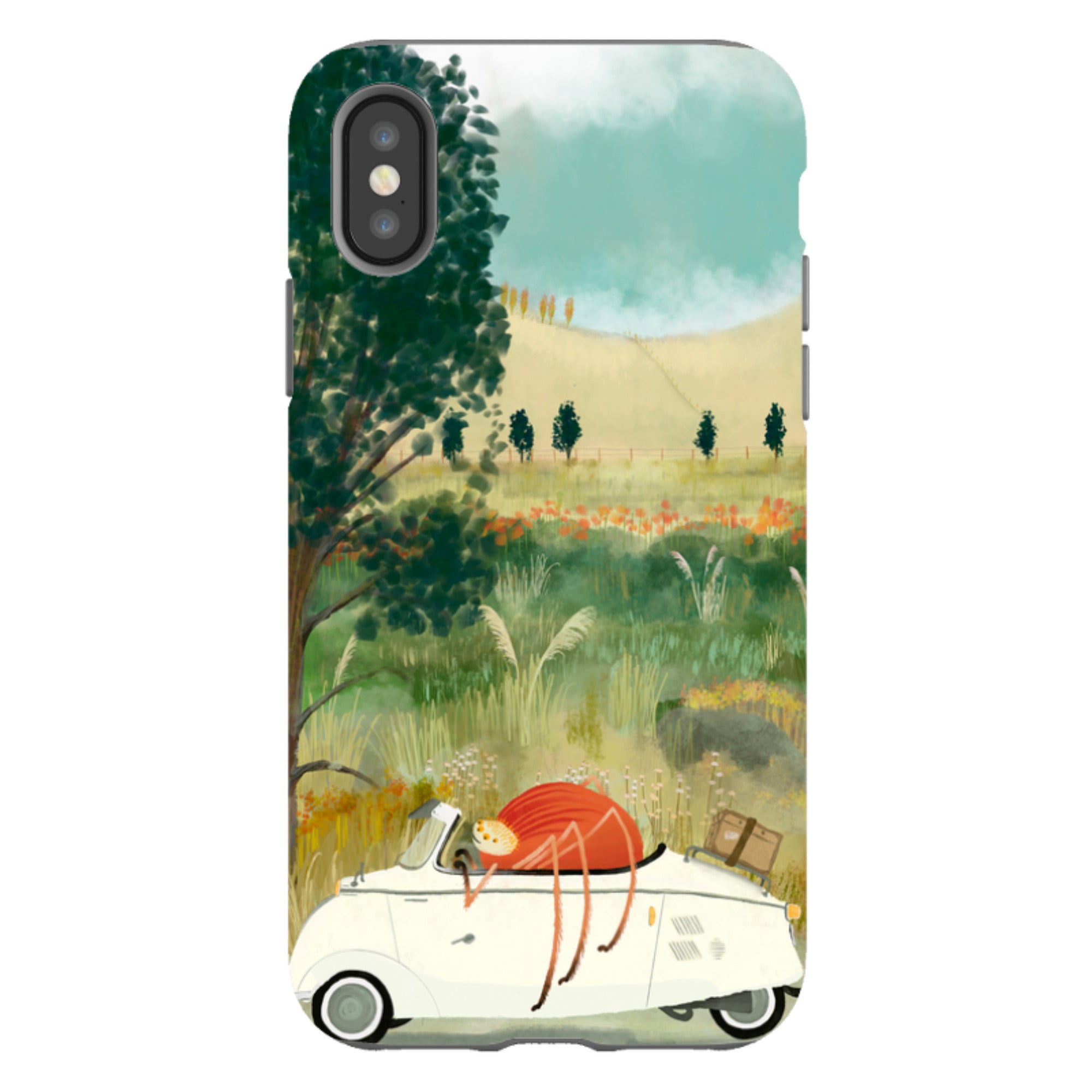 iPhone Tough Case - Happy Travels By Katherine Quinn