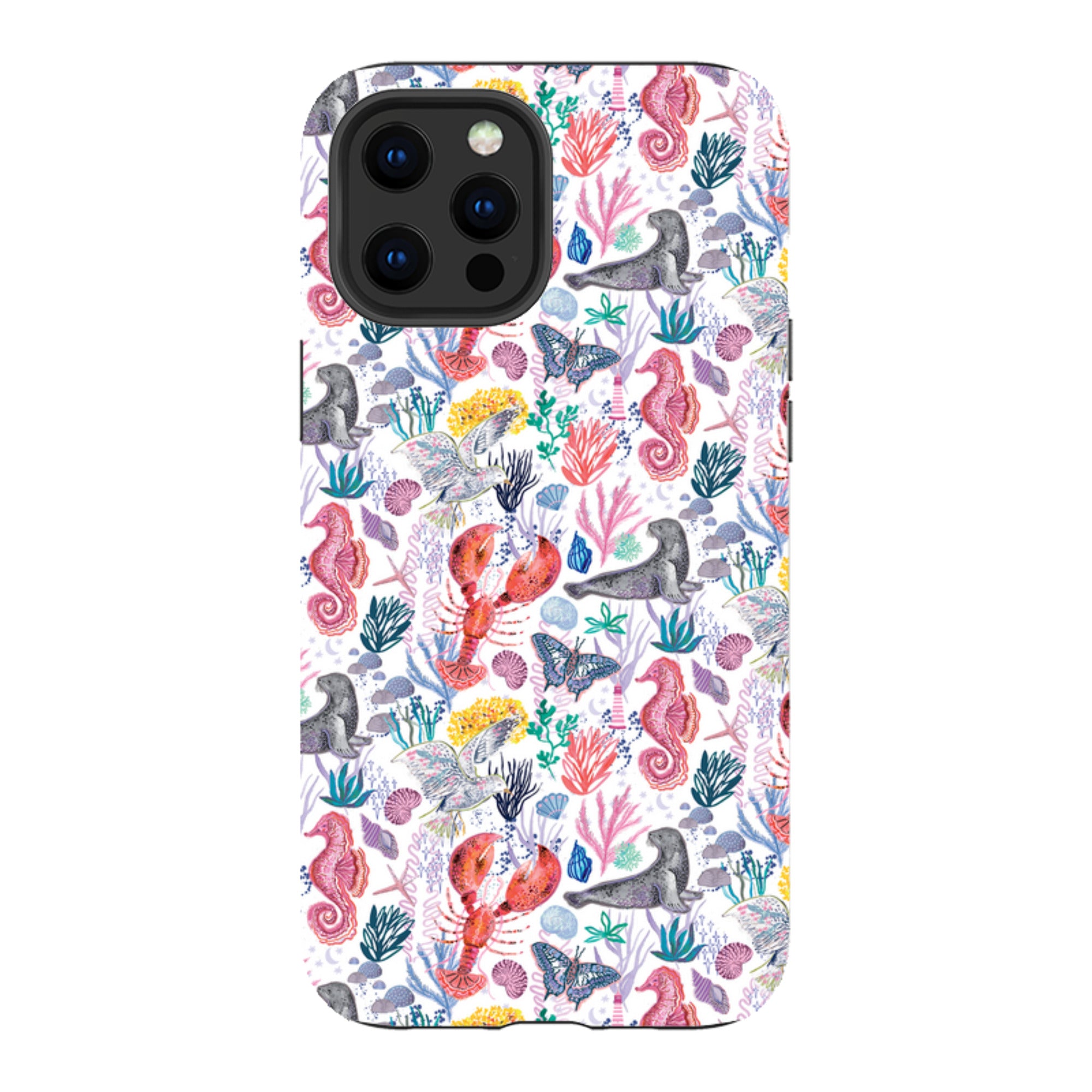 iPhone Case - Coastline Pattern-B By Emma Frances Grant