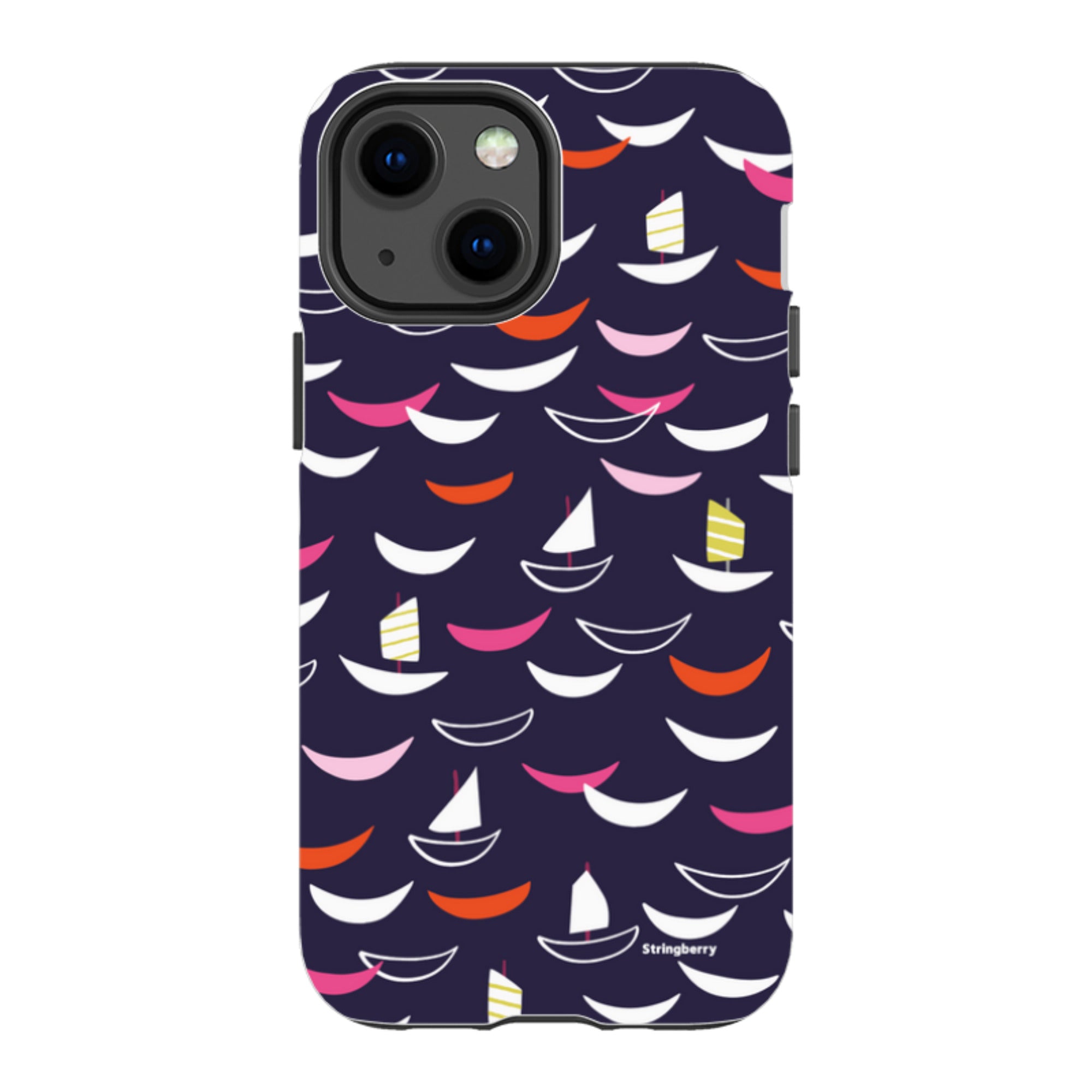 iPhone Tough Case - Little Boats By Ali Brookes