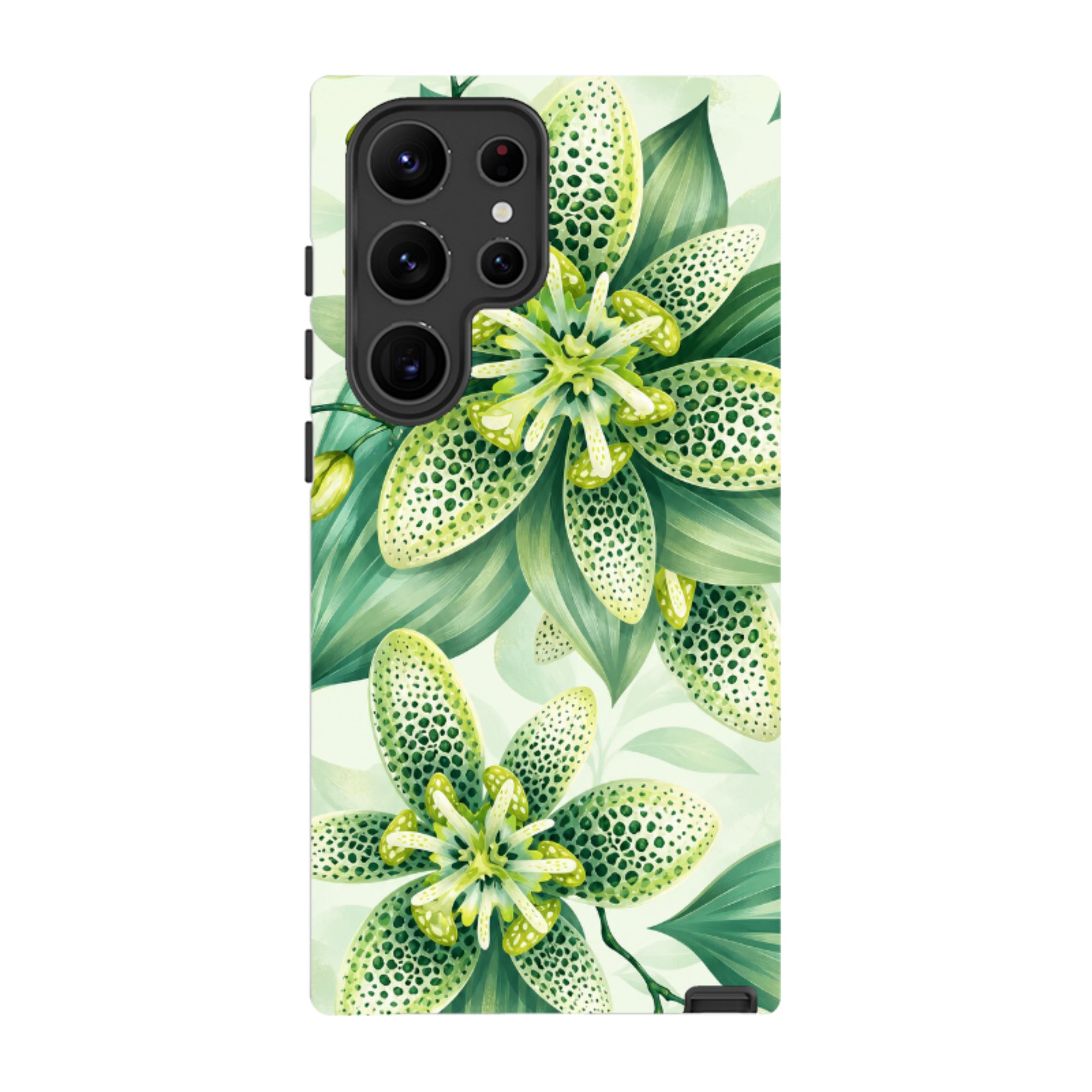 Samsung Tough Case - Sage Green Lily