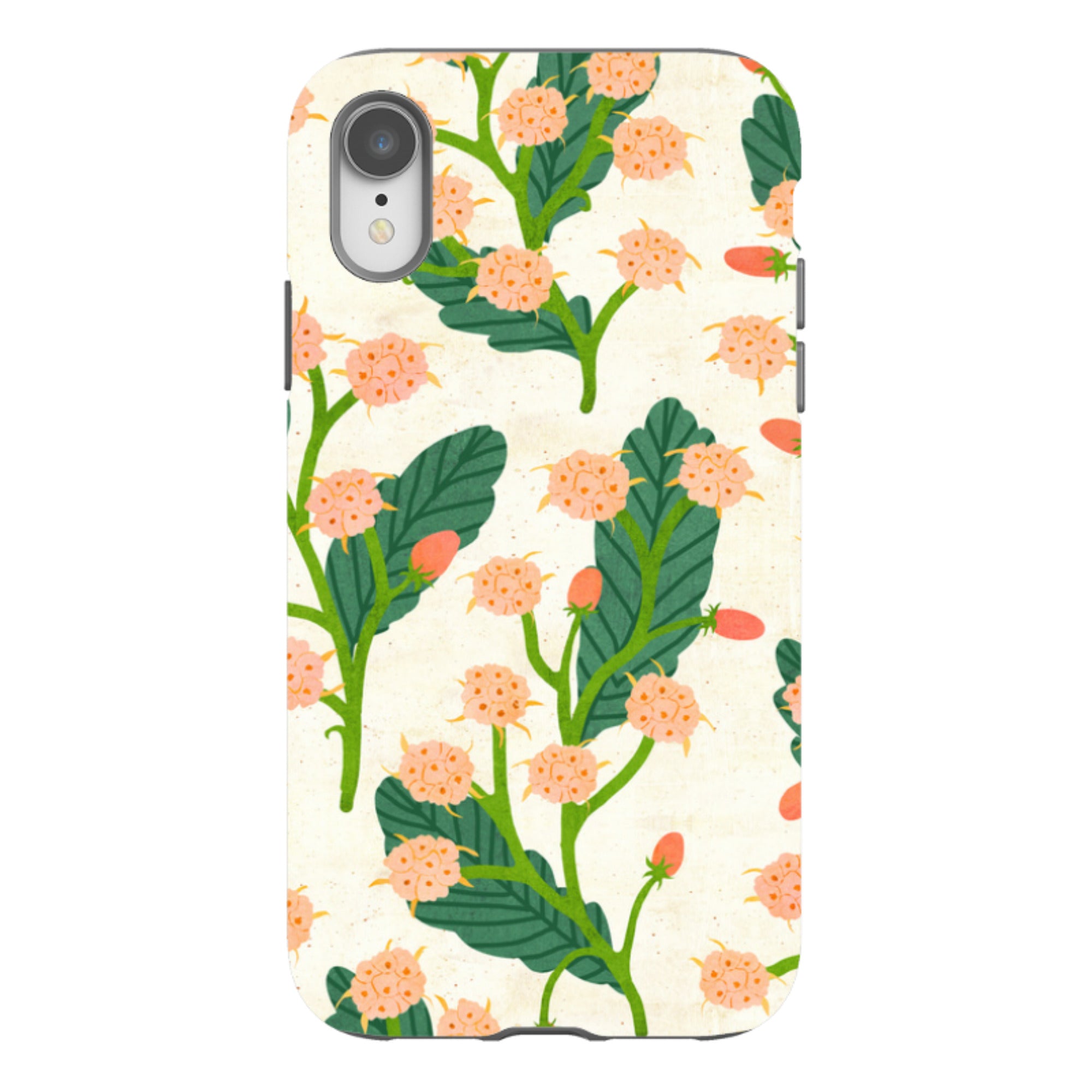 iPhone Tough Case - Summer Seeds Cream By Katherine Quinn