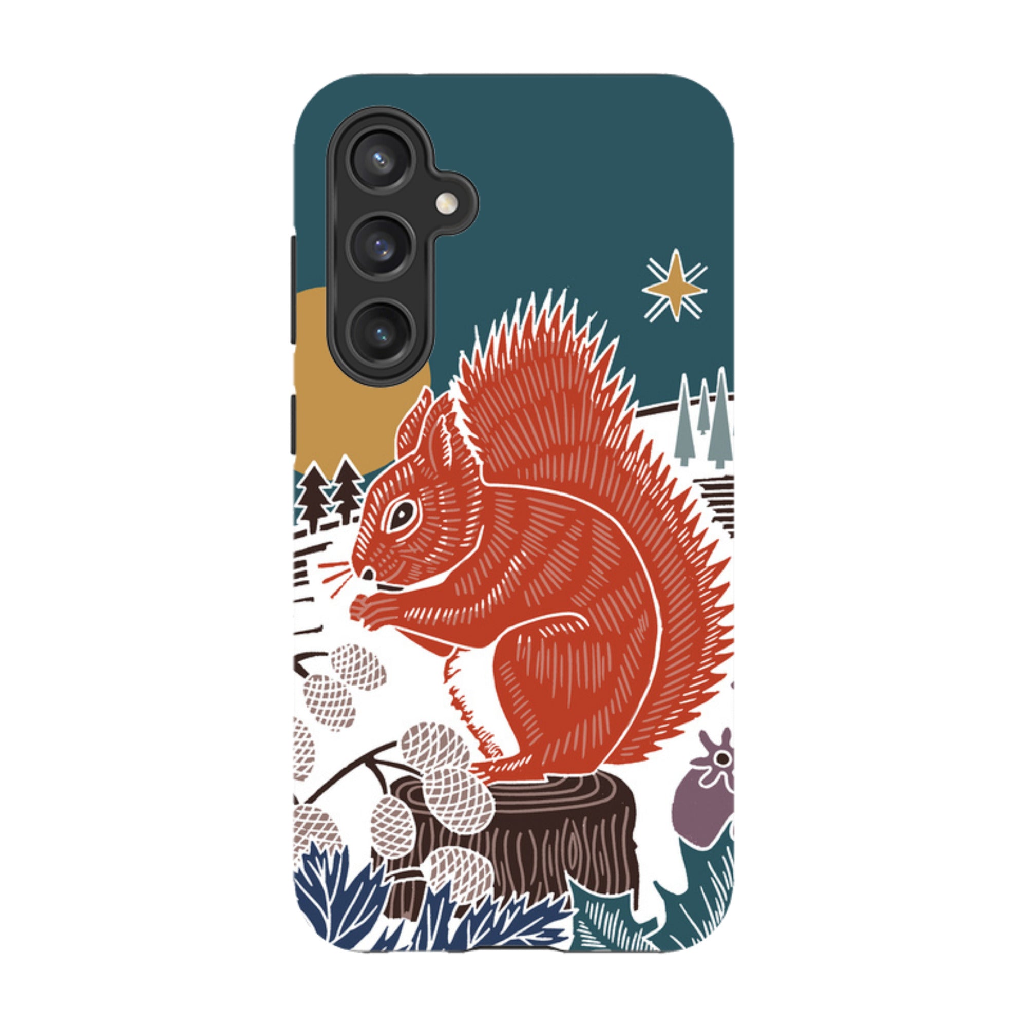 Samsung Tough Case - Winter Squirrel By Kate Heiss