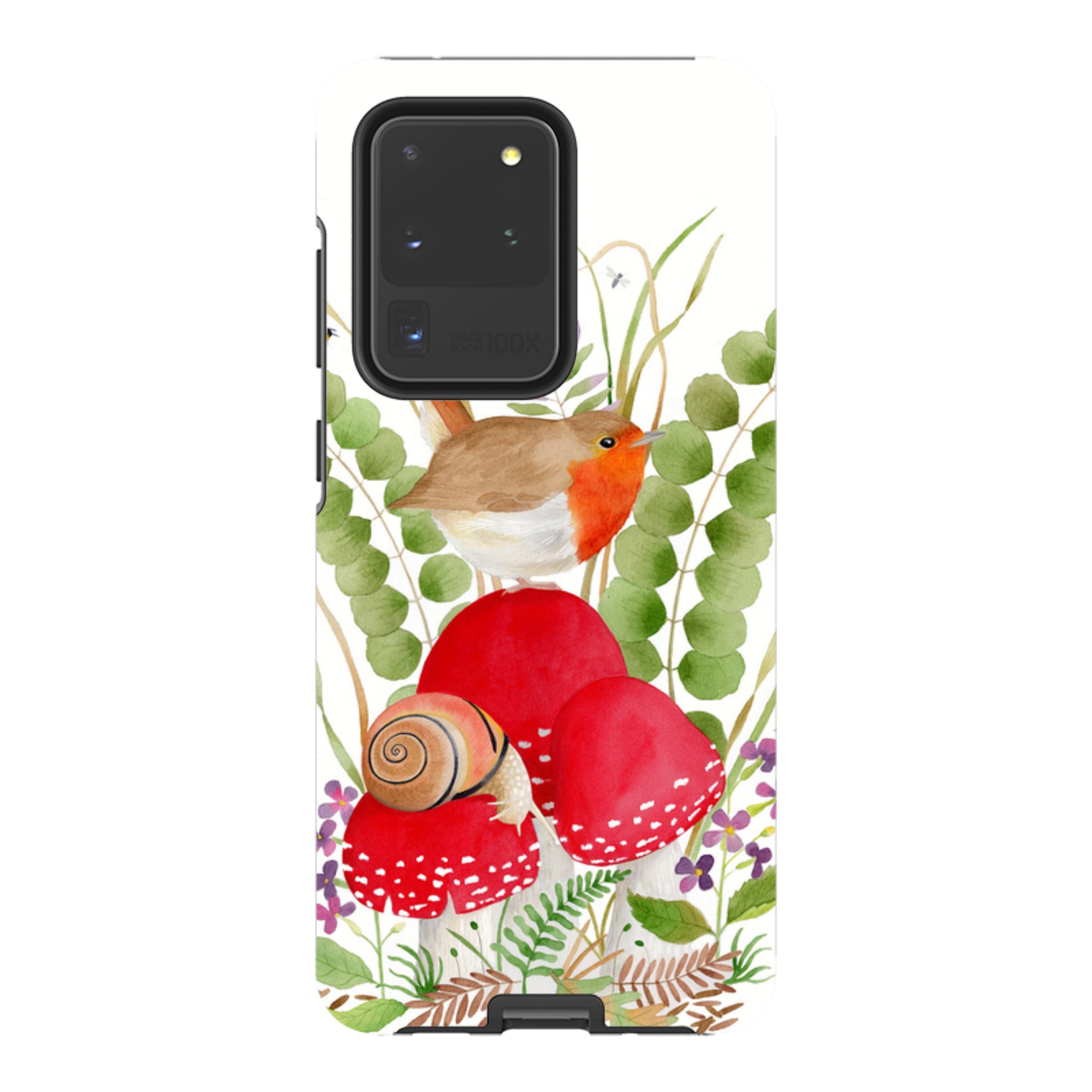 Samsung Tough Case - Robin And Snail By Bex Parkin