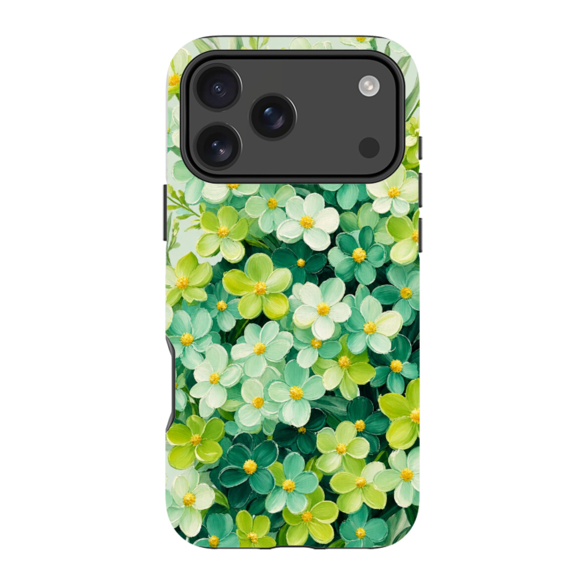 iPhone MagSafe Tough Case - Sage Wildflower Floral