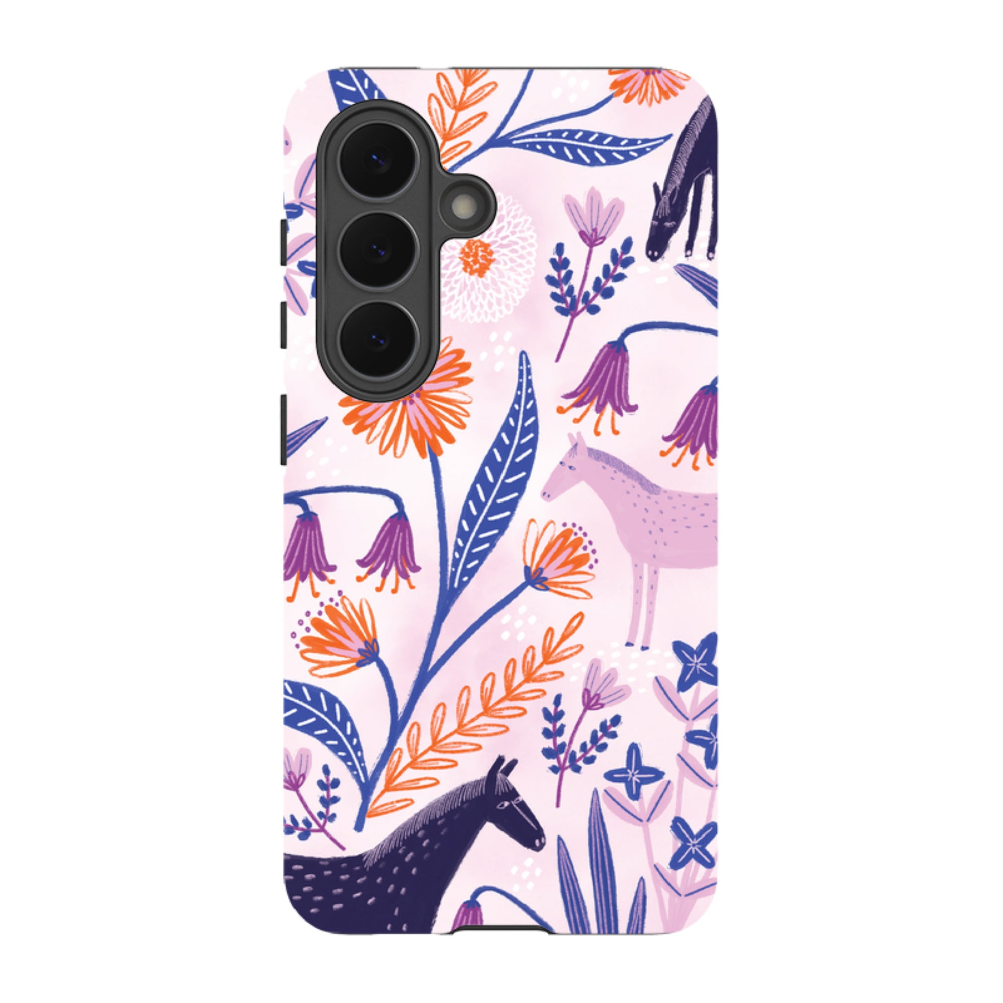Samsung Tough Case - Wild Ponies Pink By Lee Foster Wilson