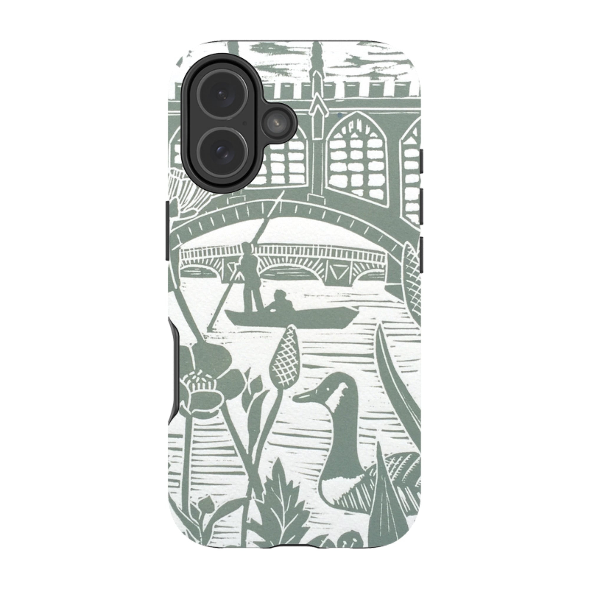 iPhone Tough Case - Punting At Cambridge By Kate Heiss