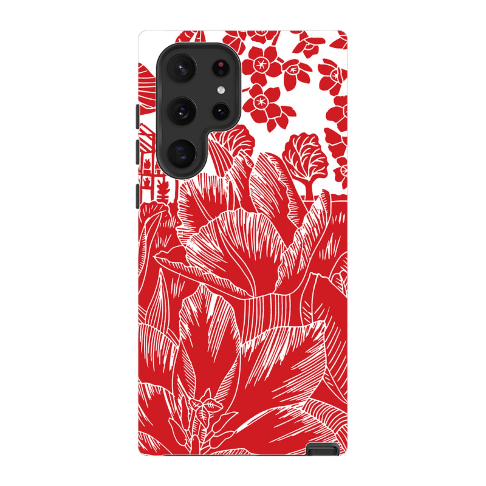 Samsung Tough Case - Tulip Silhouette By Kate Heiss