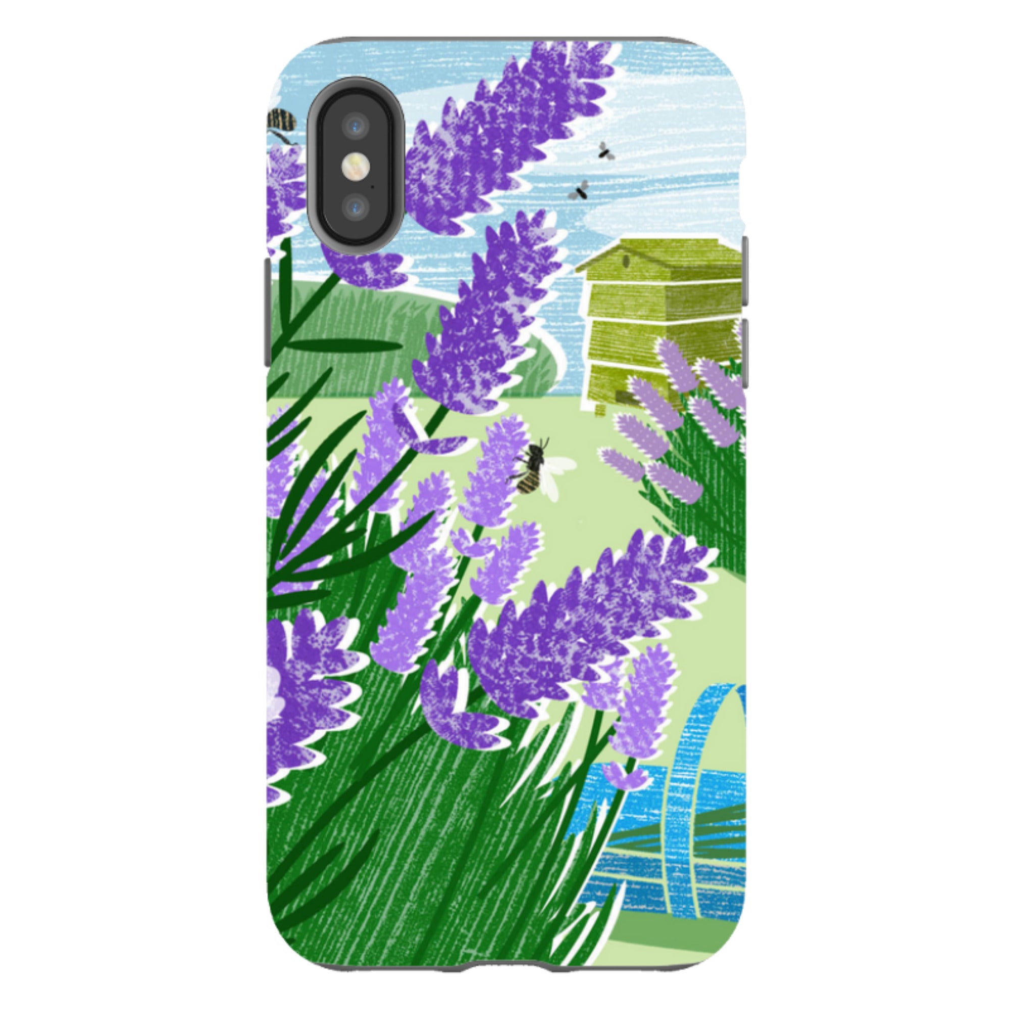 iPhone Tough Case - Lavender Garden By Liane Payne