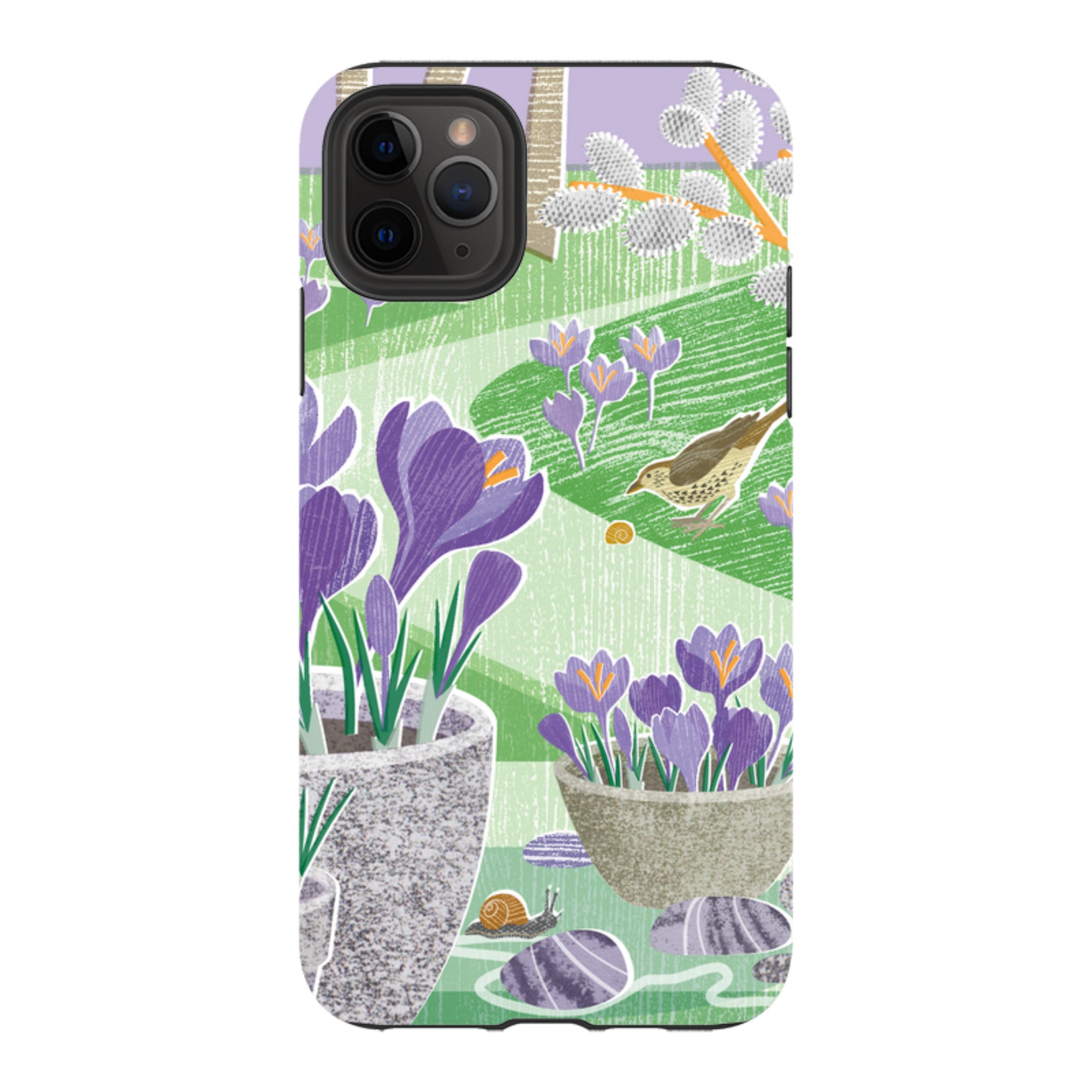 iPhone Tough Case - Crocus By Liane Payne