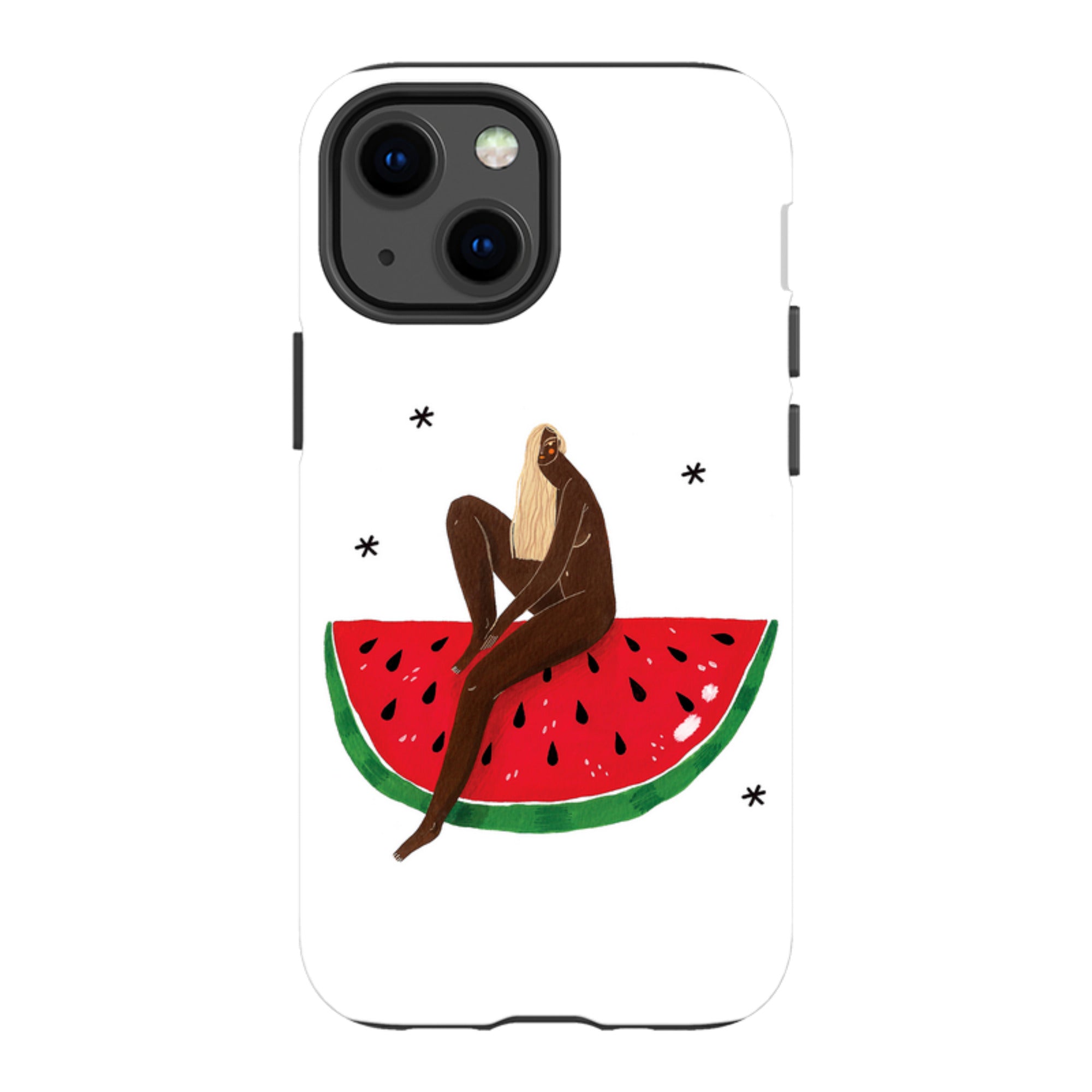 iPhone Tough Case - Watermelon Girl By Madalina Andronic