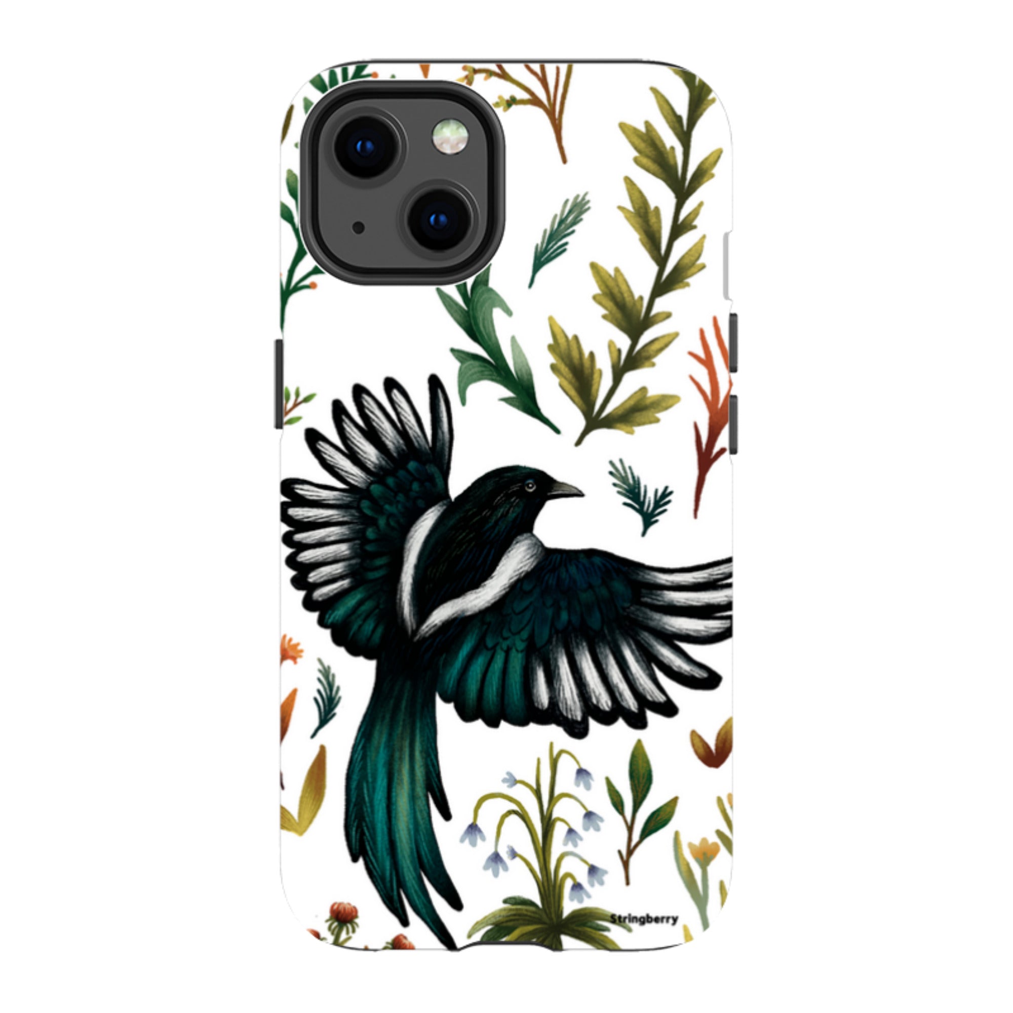 iPhone MagSafe Tough Case - Magpie By Anna Stead