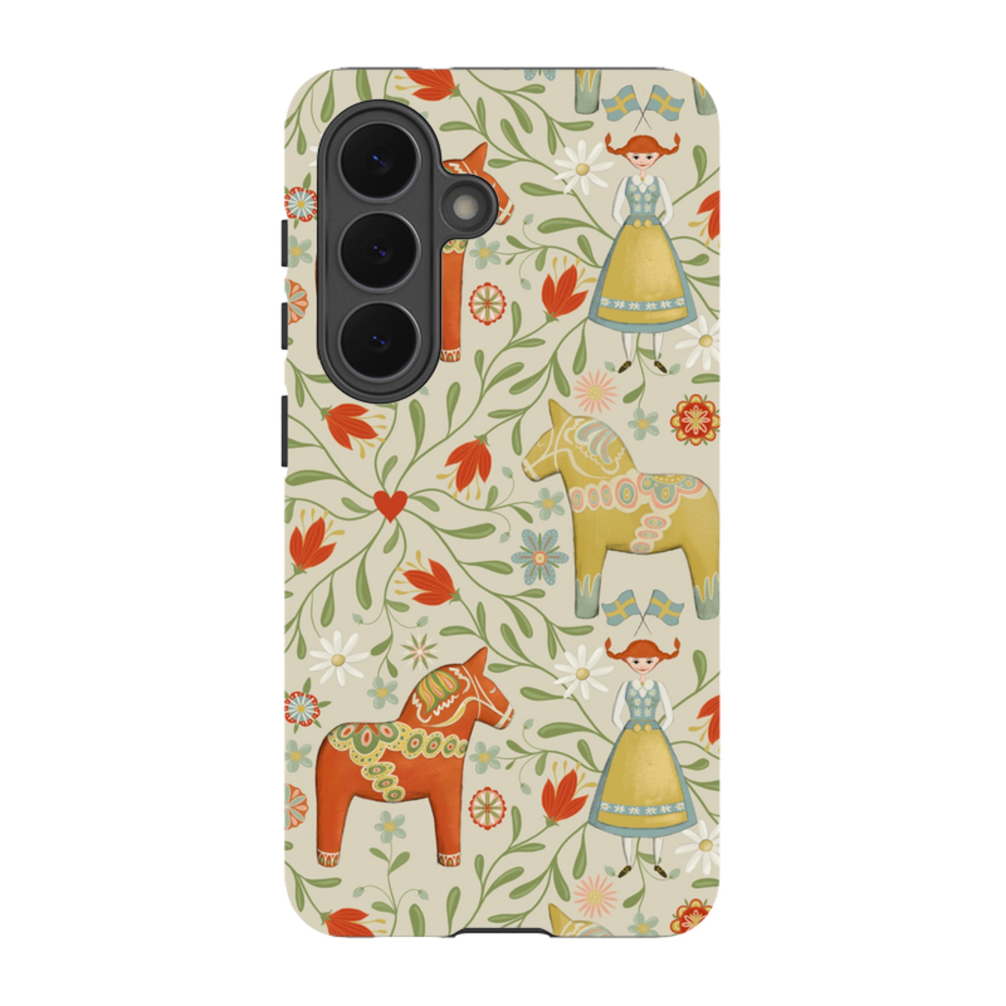 Samsung Tough  Case - Dala Horse By Maja Lindberg