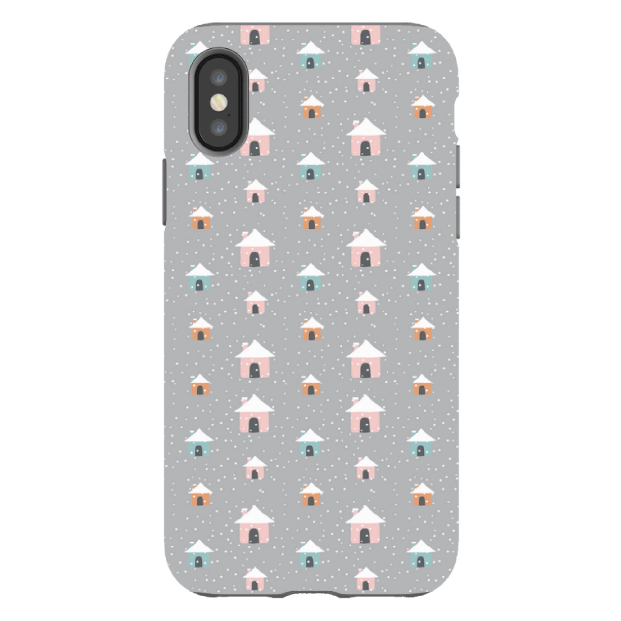 iPhone Tough Case - House Pattern