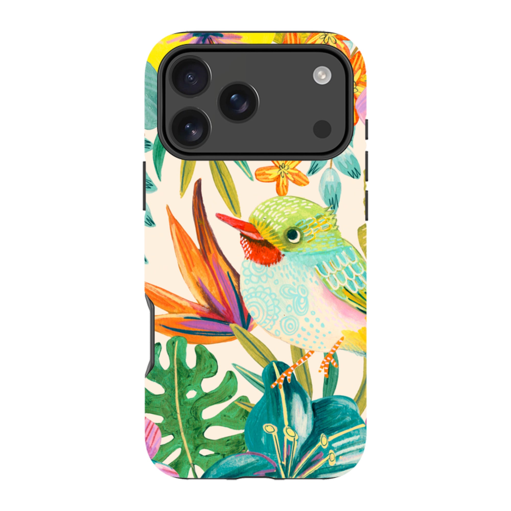 iPhone Tough Case - Tropical Bird II By Caroline Bonne Muller