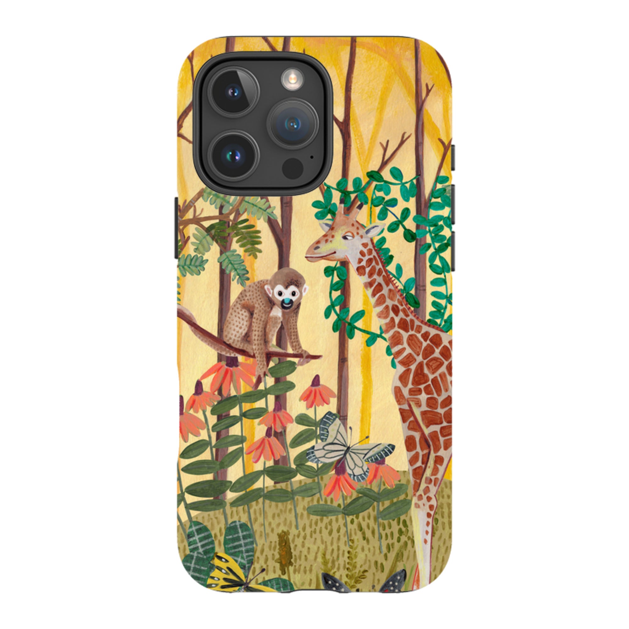 iPhone Tough Case - Giraffe By Caroline Bonne Muller