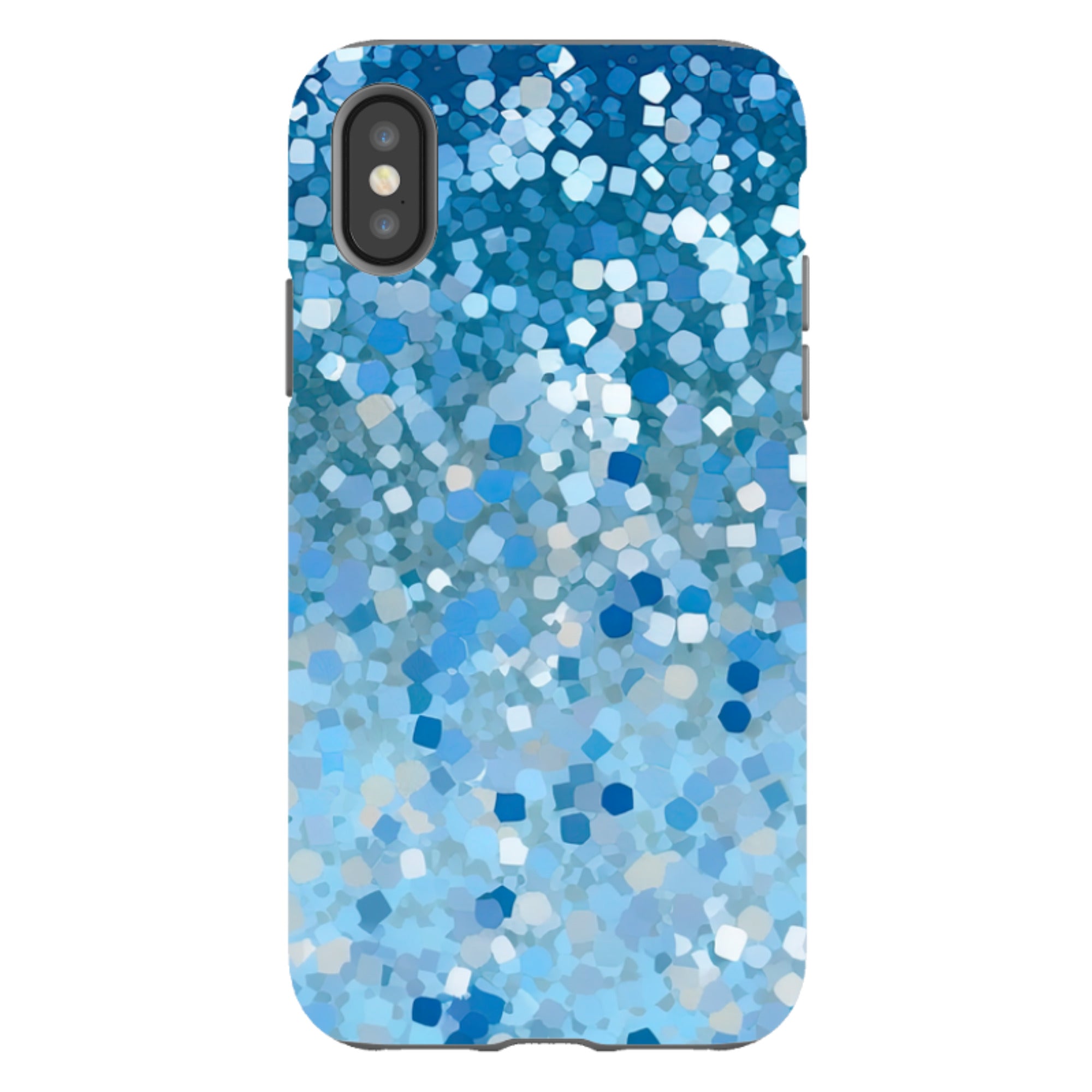 iPhone Case - Blue Glitter II (case does not glitter)