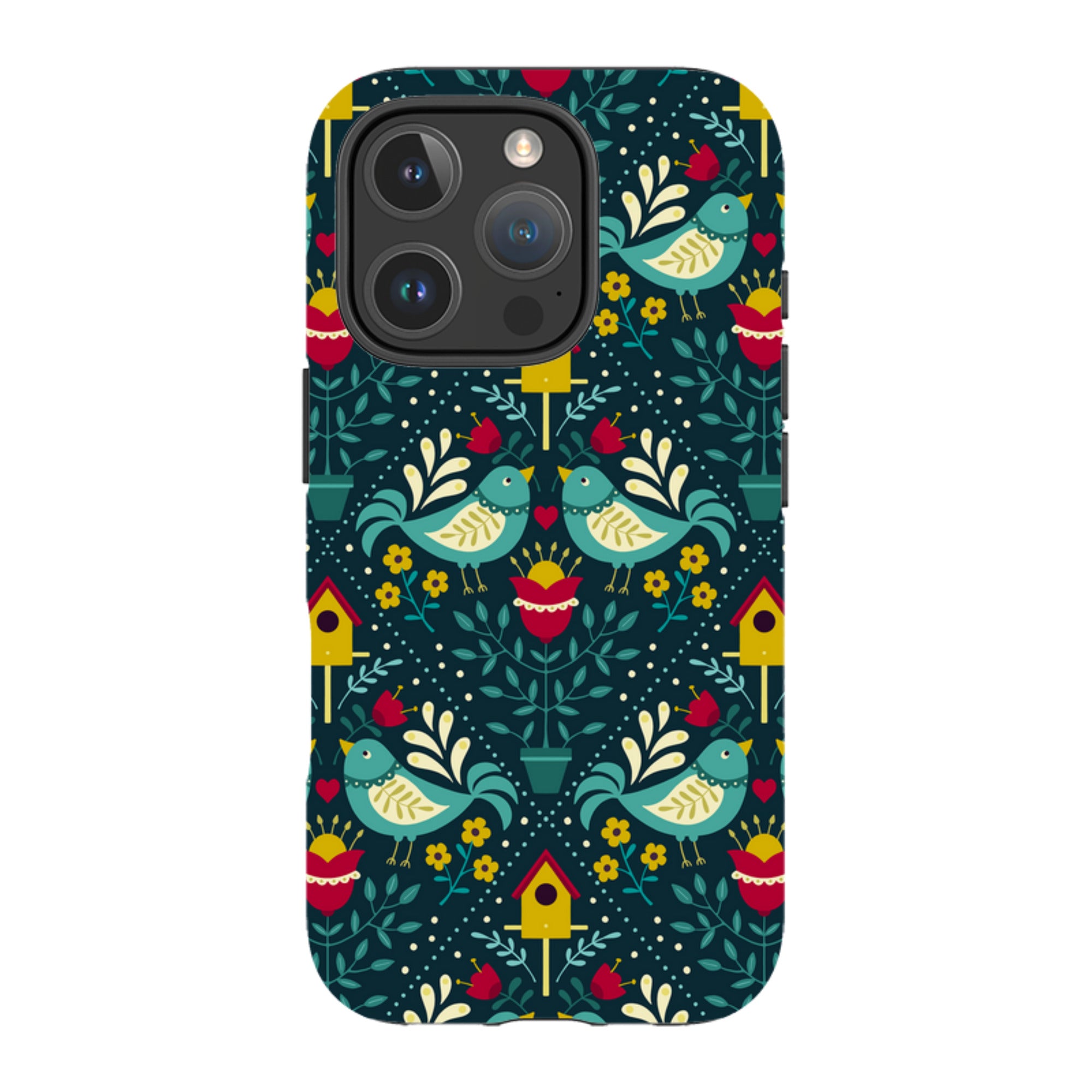 iPhone Tough Case - Bird Pattern VIII By Suzy Taylor