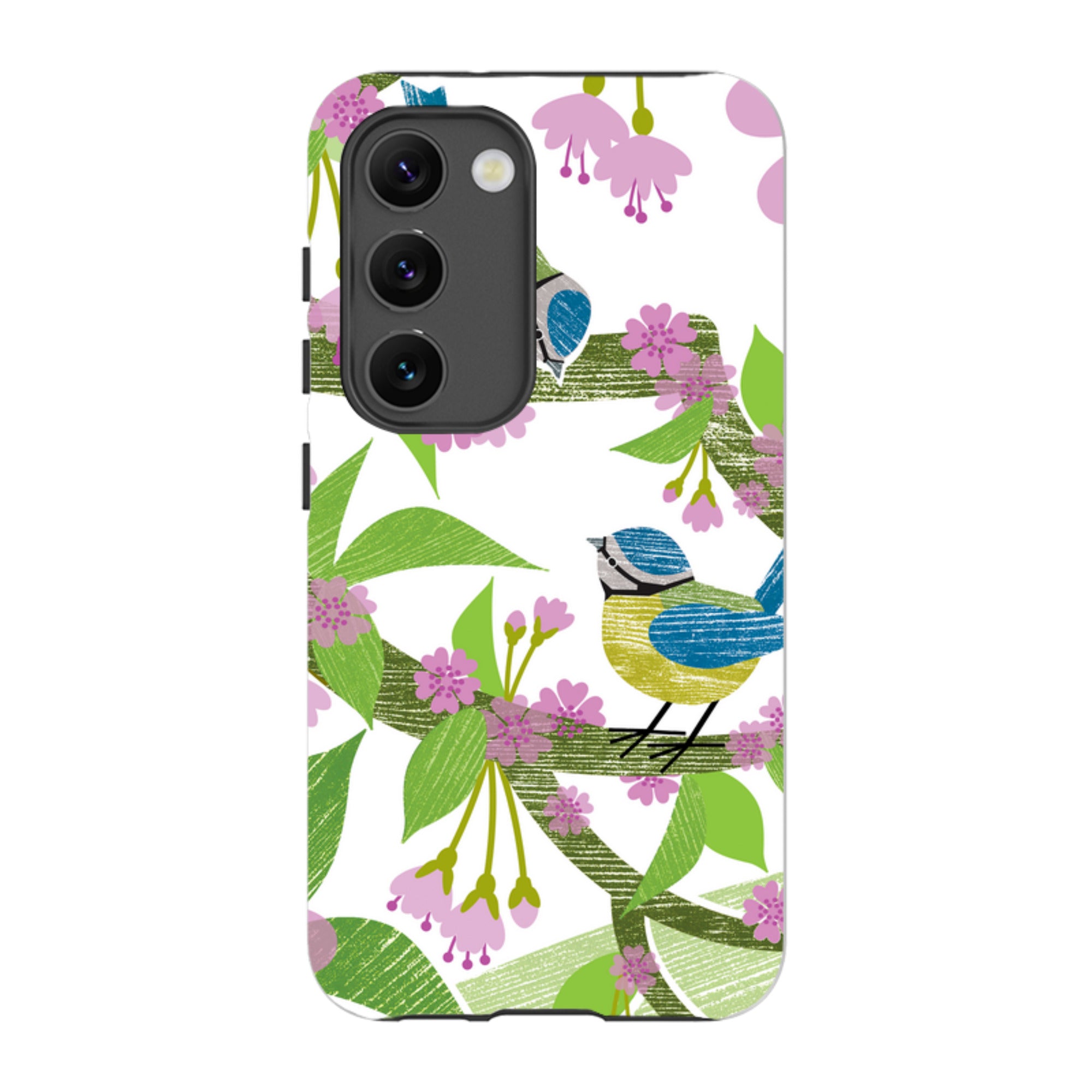 Samsung Tough Case - Blue Tits and Blossom By Liane Payne
