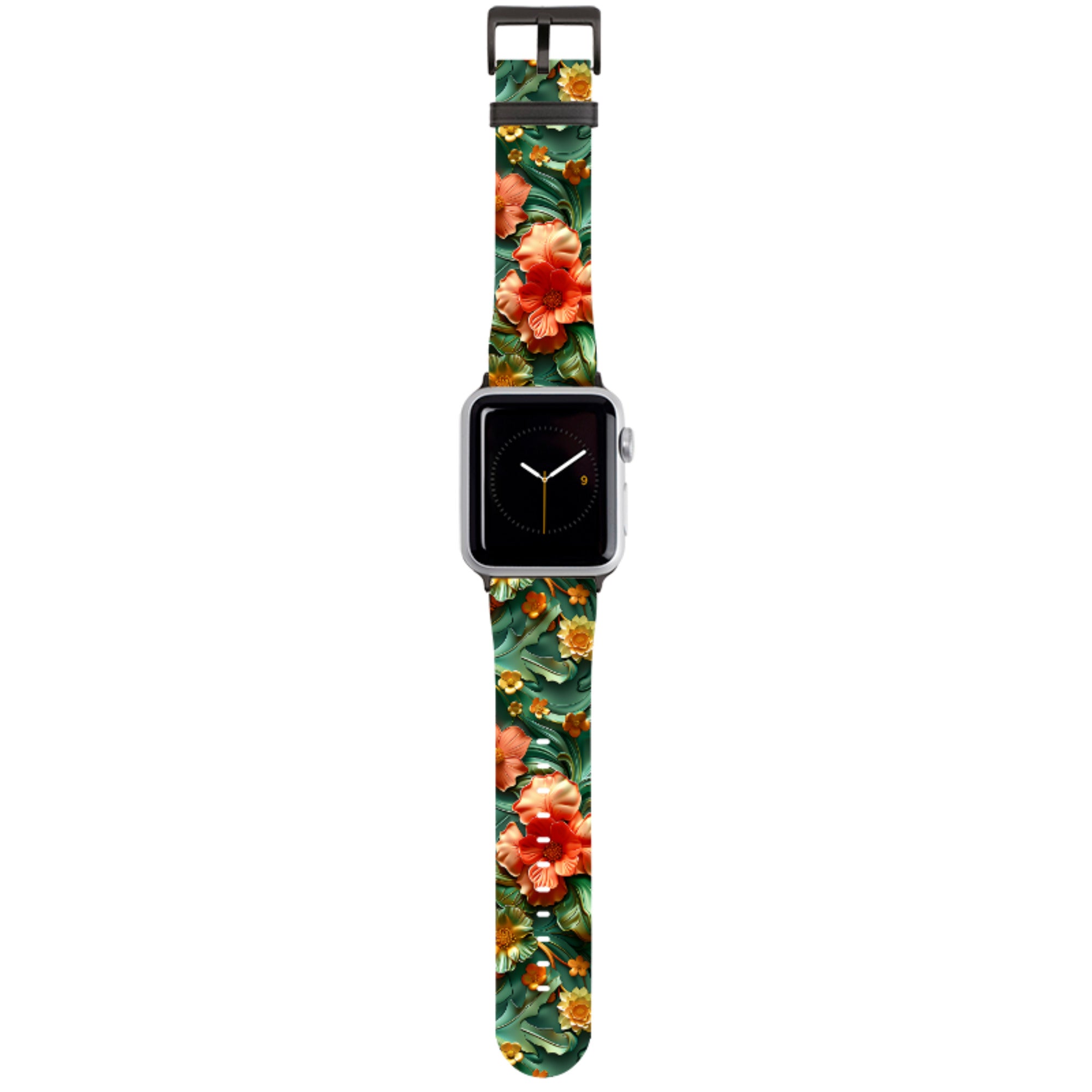 Jade Floral Apple Watch Strap