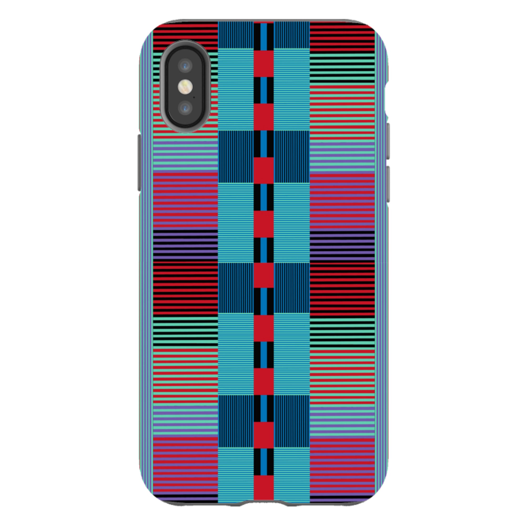 iPhone Tough Case - Indian Stripe By Cressida Bell