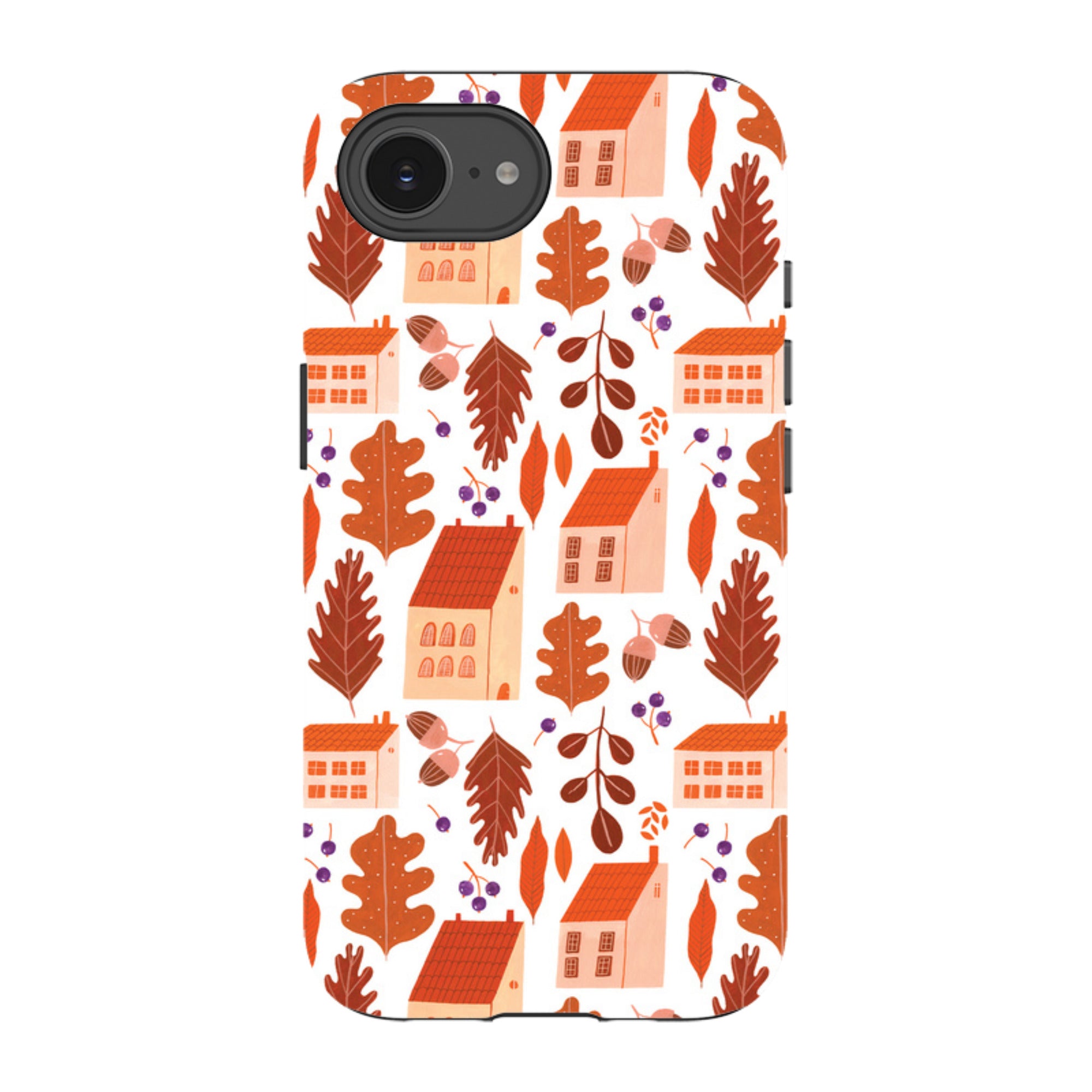 iPhone Tough Case - Autumn Pattern By Madalina Andronic