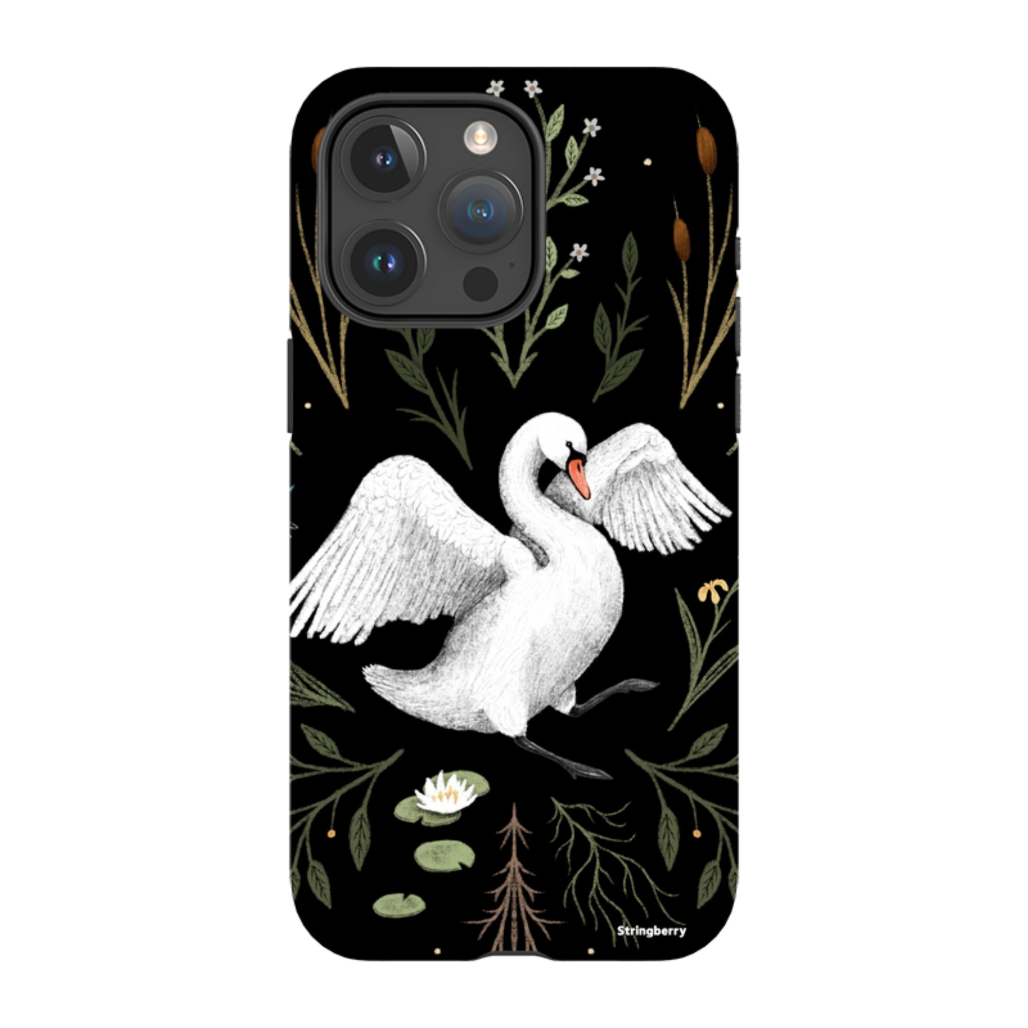 iPhone MagSafe Tough Case -  Swan By Anna Stead