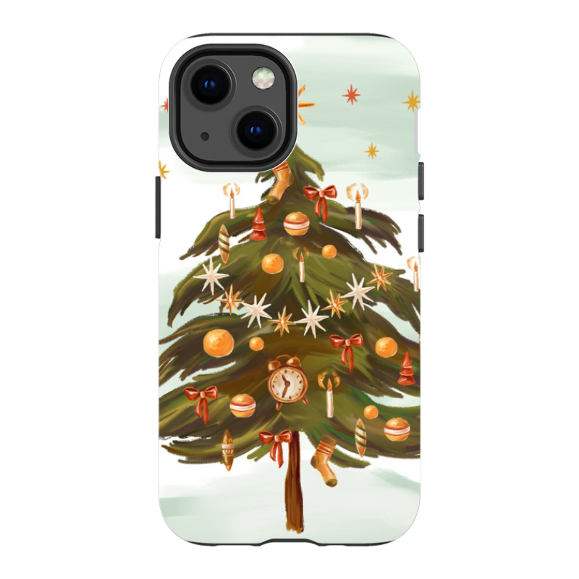 iPhone Tough Case - Outdoor Xmas Tree