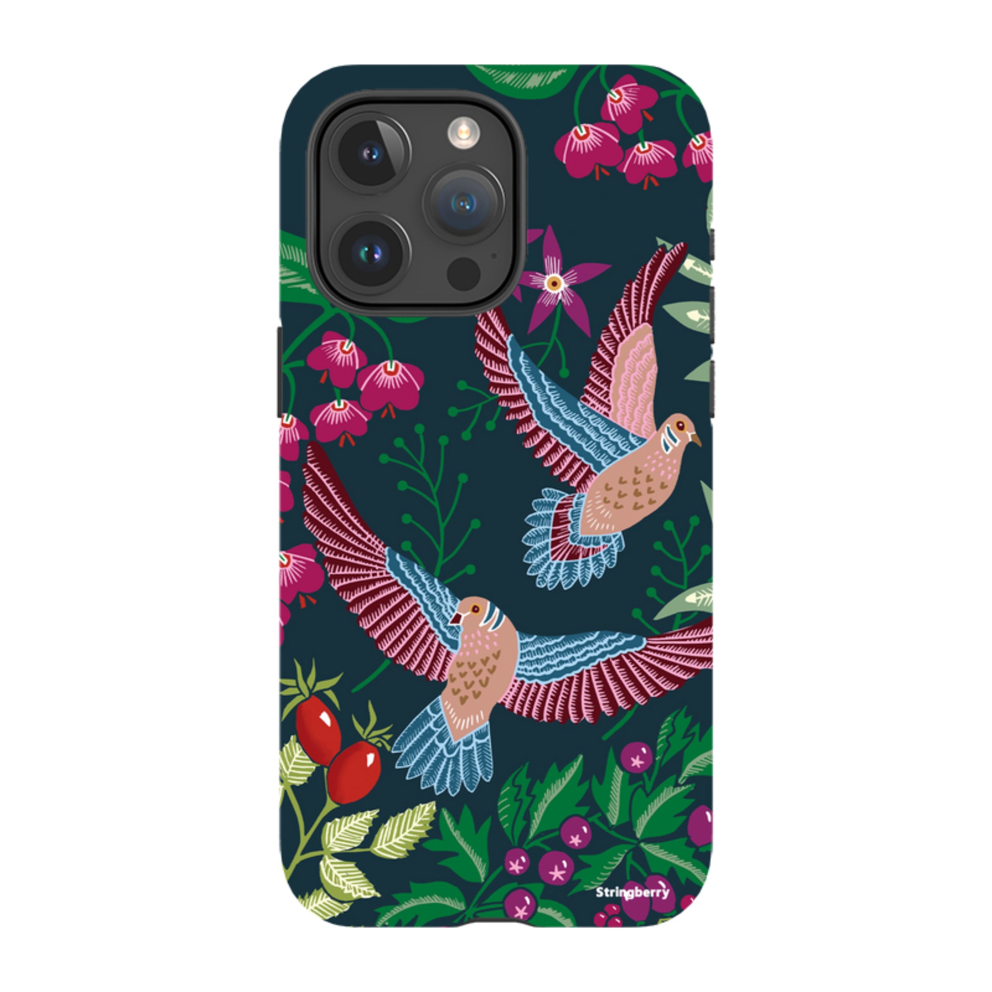iPhone Tough Case - Two Turtle Doves By Kate Heiss
