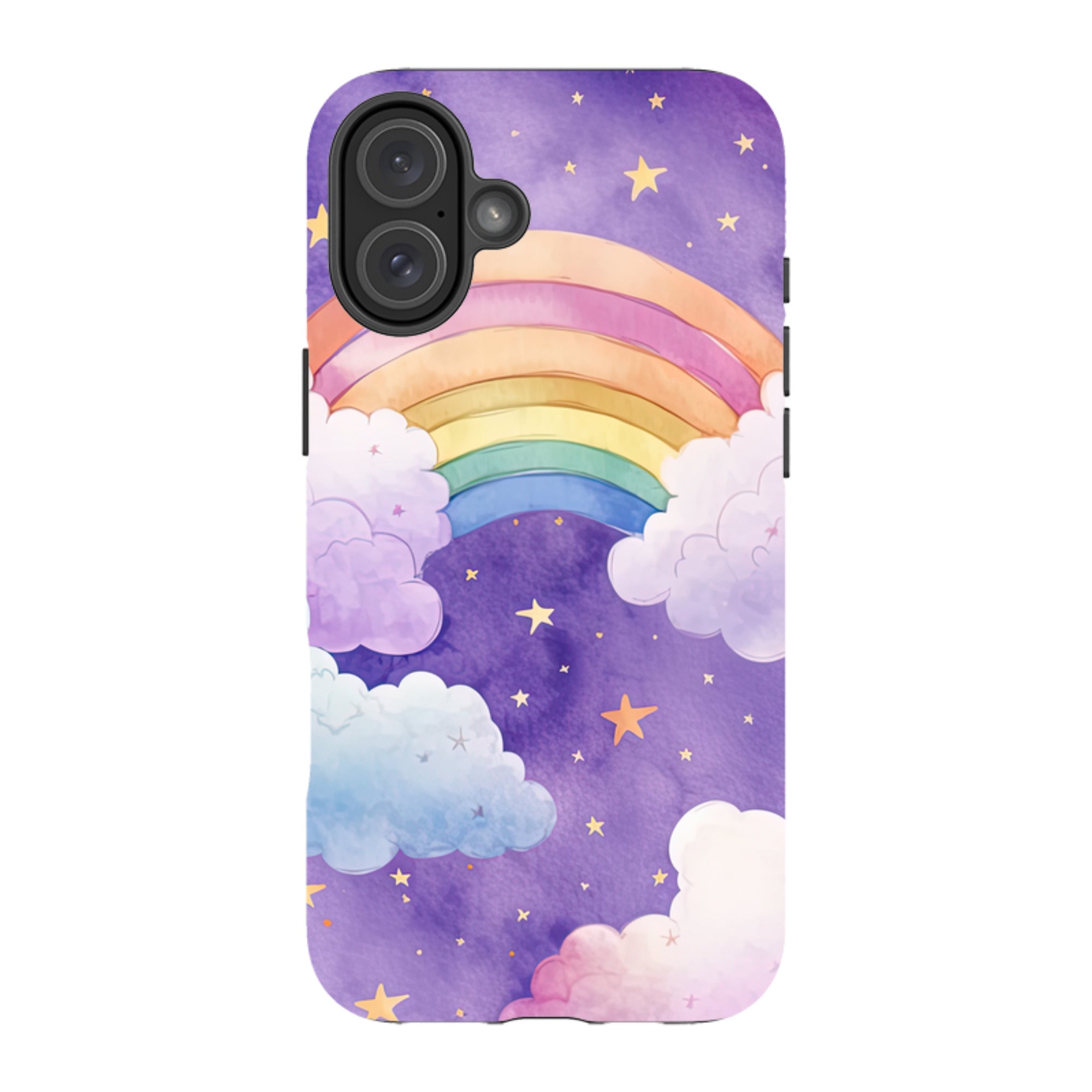 iPhone MagSafe Tough Case - Rainbow Clouds