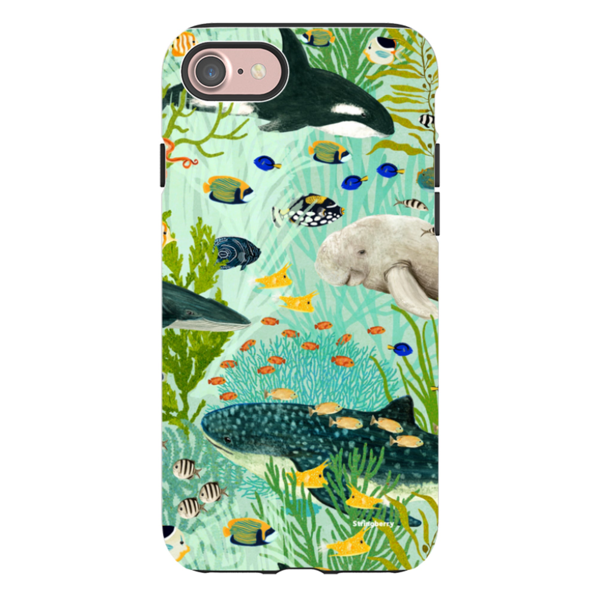 iPhone Tough Case - Sea Life By Katherine Quinn