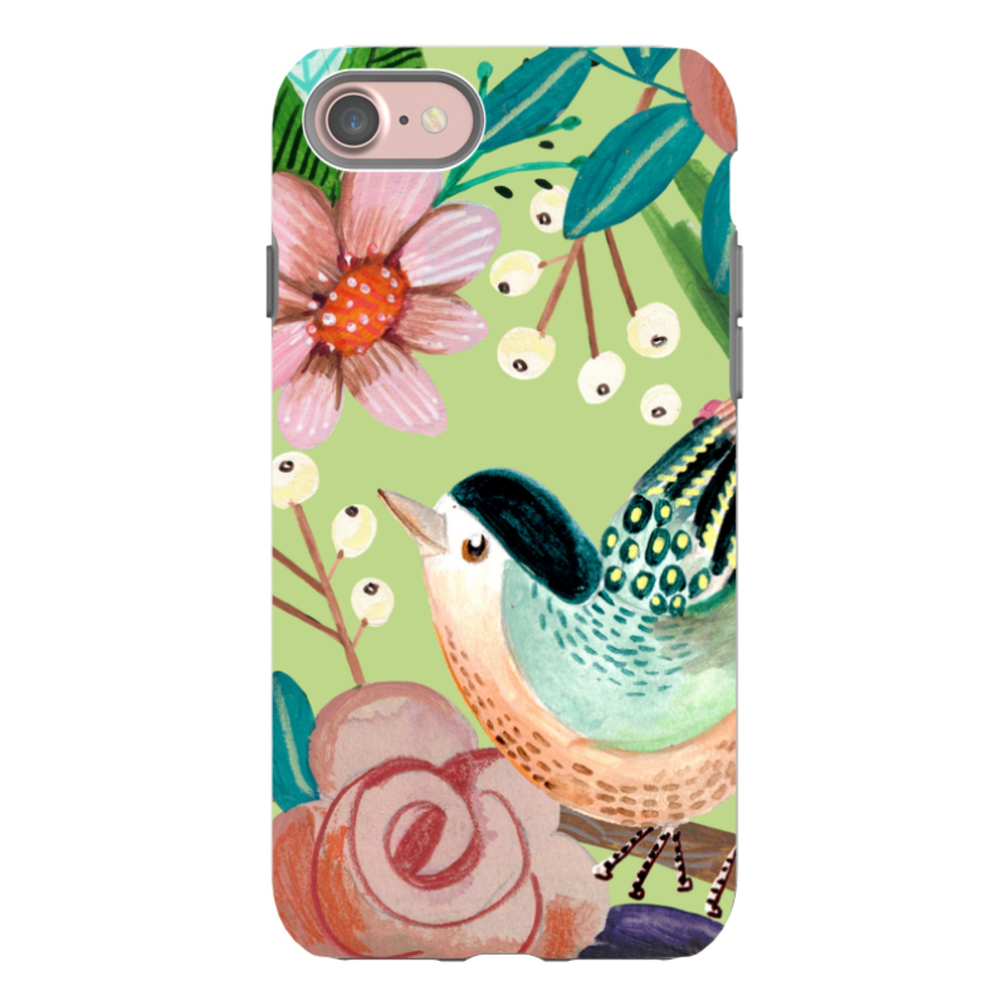 iPhone Tough Case - Bird By Caroline Bonne Muller