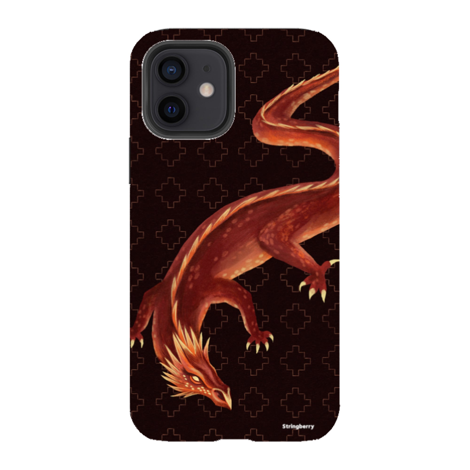 iPhone Tough Case - Beowulf Dragon By Anna Stead
