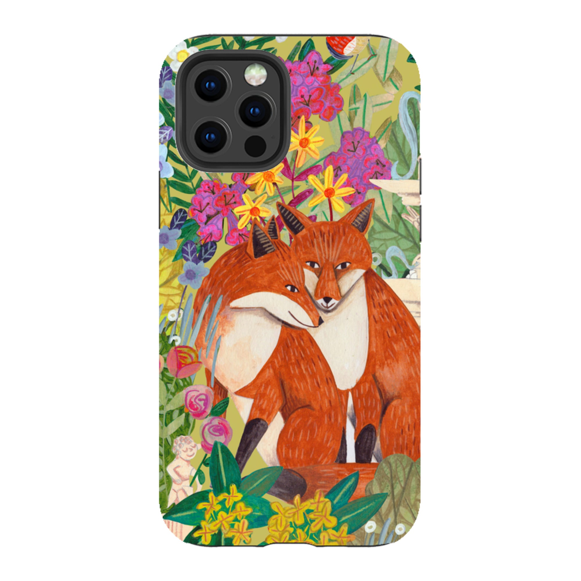 iPhone Tough Case - Foxes By Caroline Bonne Muller