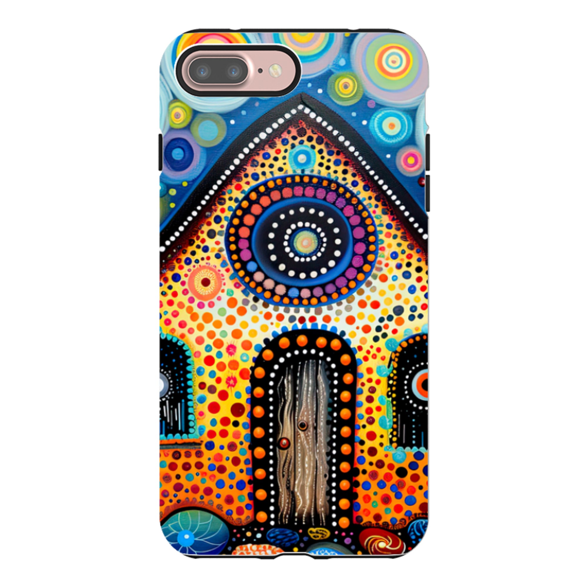iPhone Case - Folk Art House III
