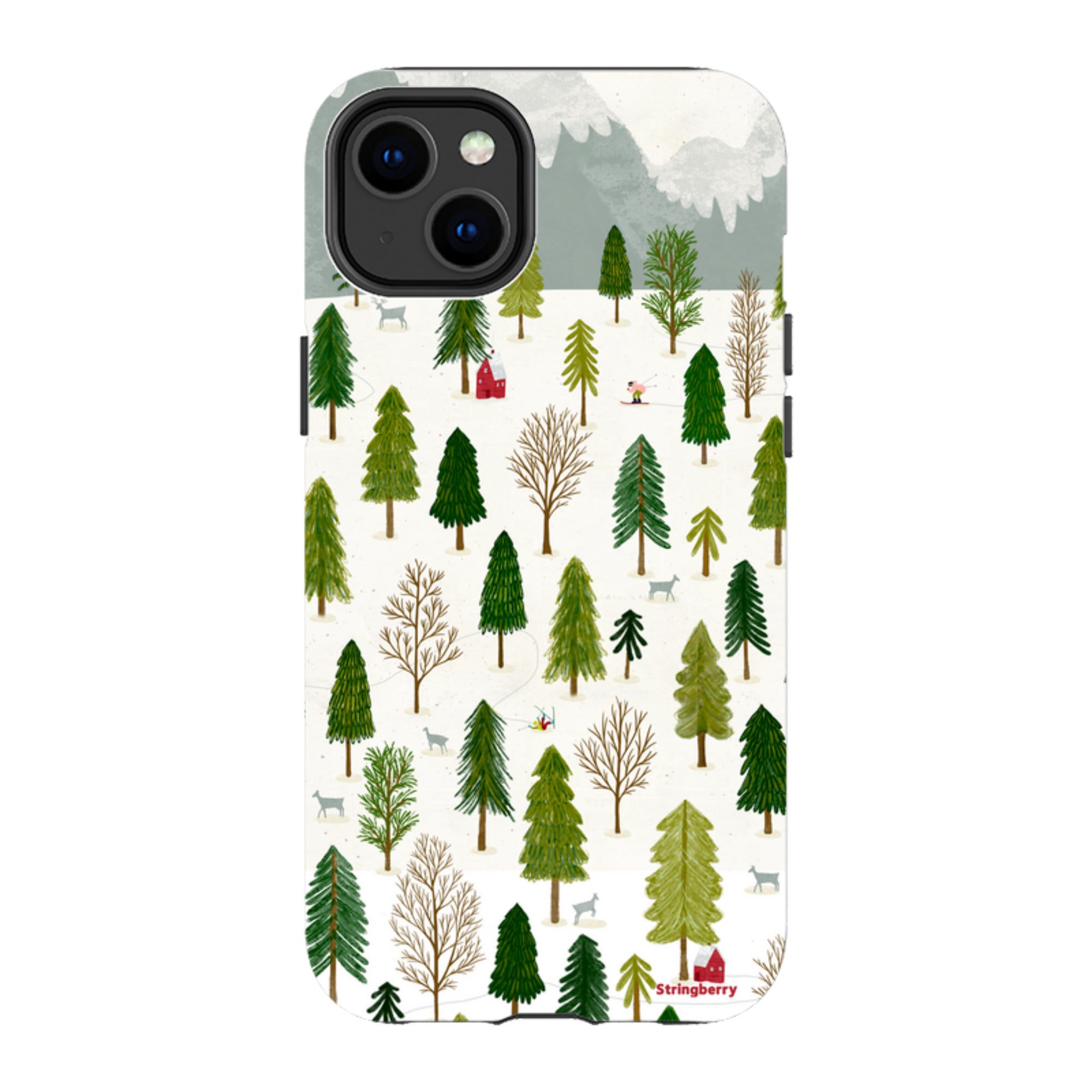 iPhone Tough Case - Winter Landscape III By Katherine Quinn
