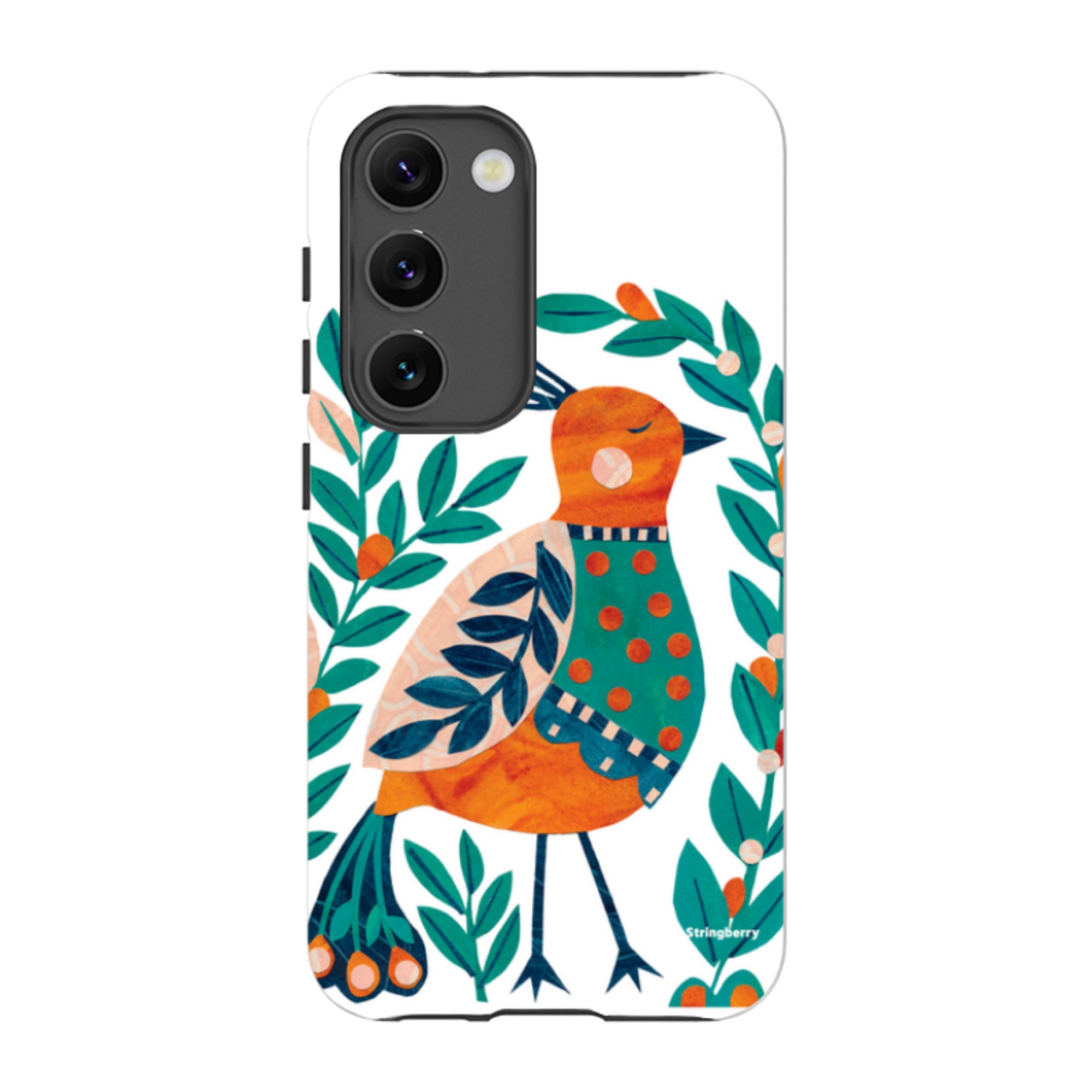 Samsung Tough Case - Folk Peacock By Tracey English