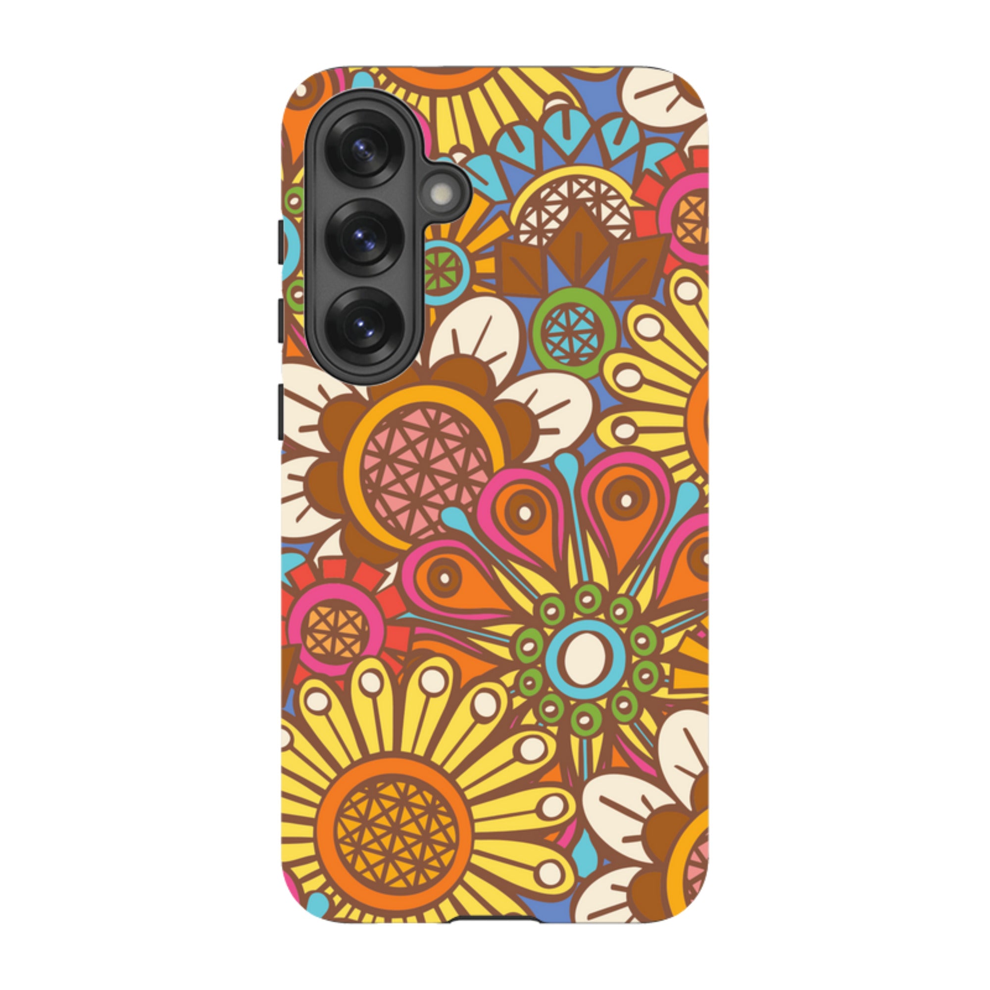 Samsung Tough Case - Retro Posy Brights By Amelia Bowman