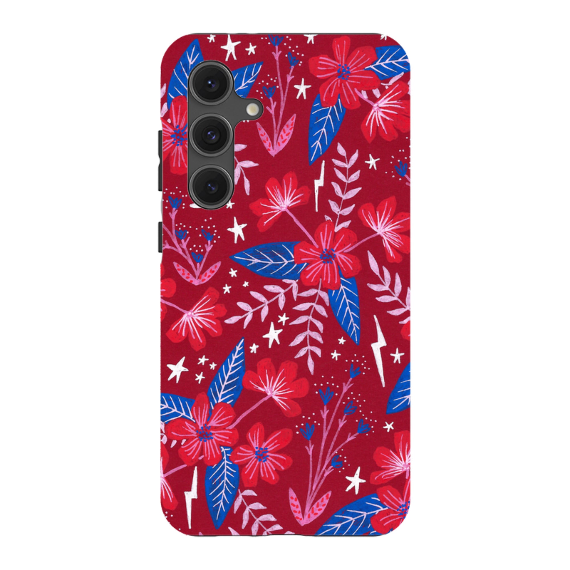 Samsung Tough Case - Red Moon Garden By Lee Foster Wilson