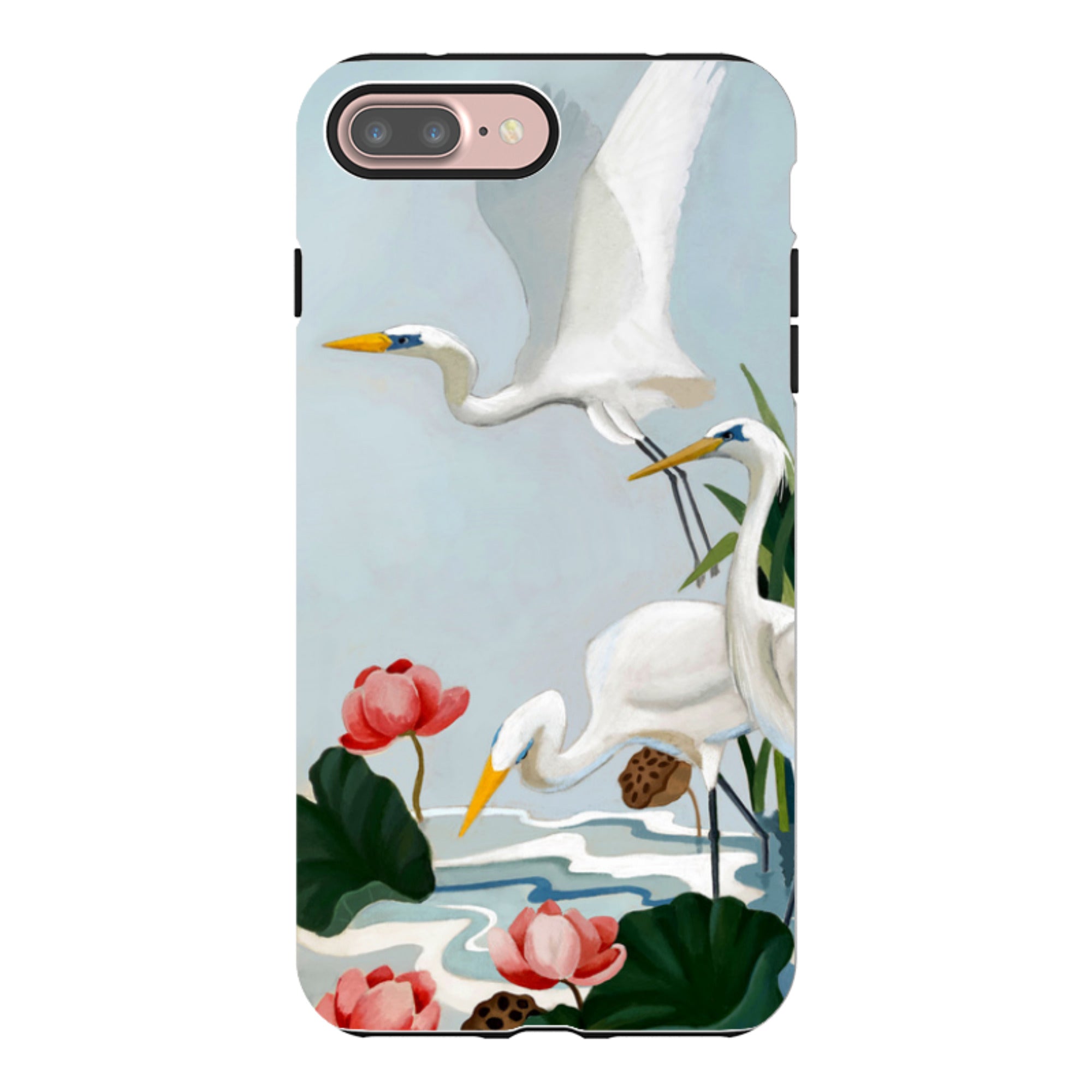 iPhone Tough Case - Egrets And Lillie's By Bex Parkin