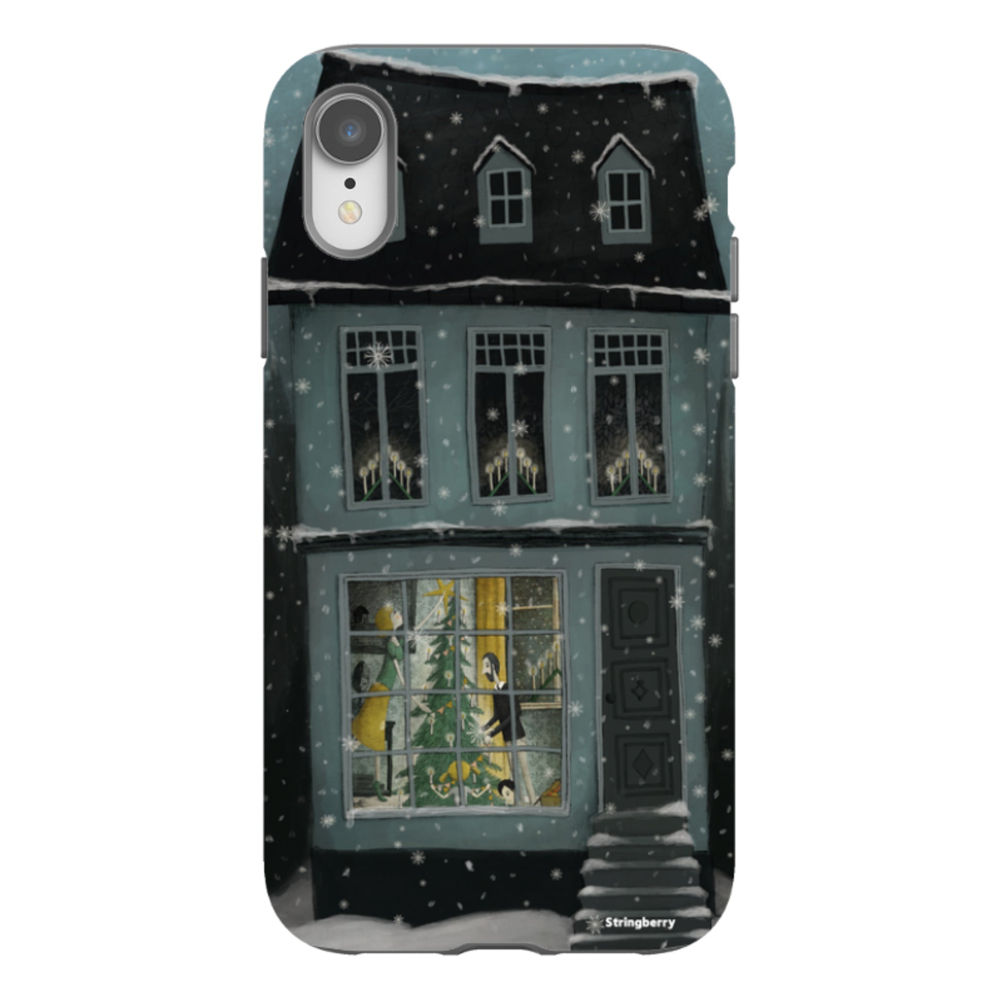 iPhone Tough Case - Christmas House By Maja Lindberg
