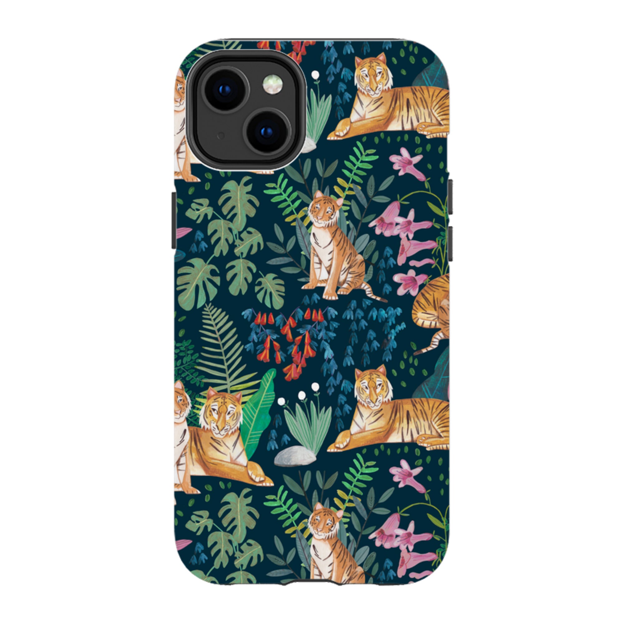 iPhone MagSafe Tough Case -  Tiger Pattern II By Caroline Bonne Muller