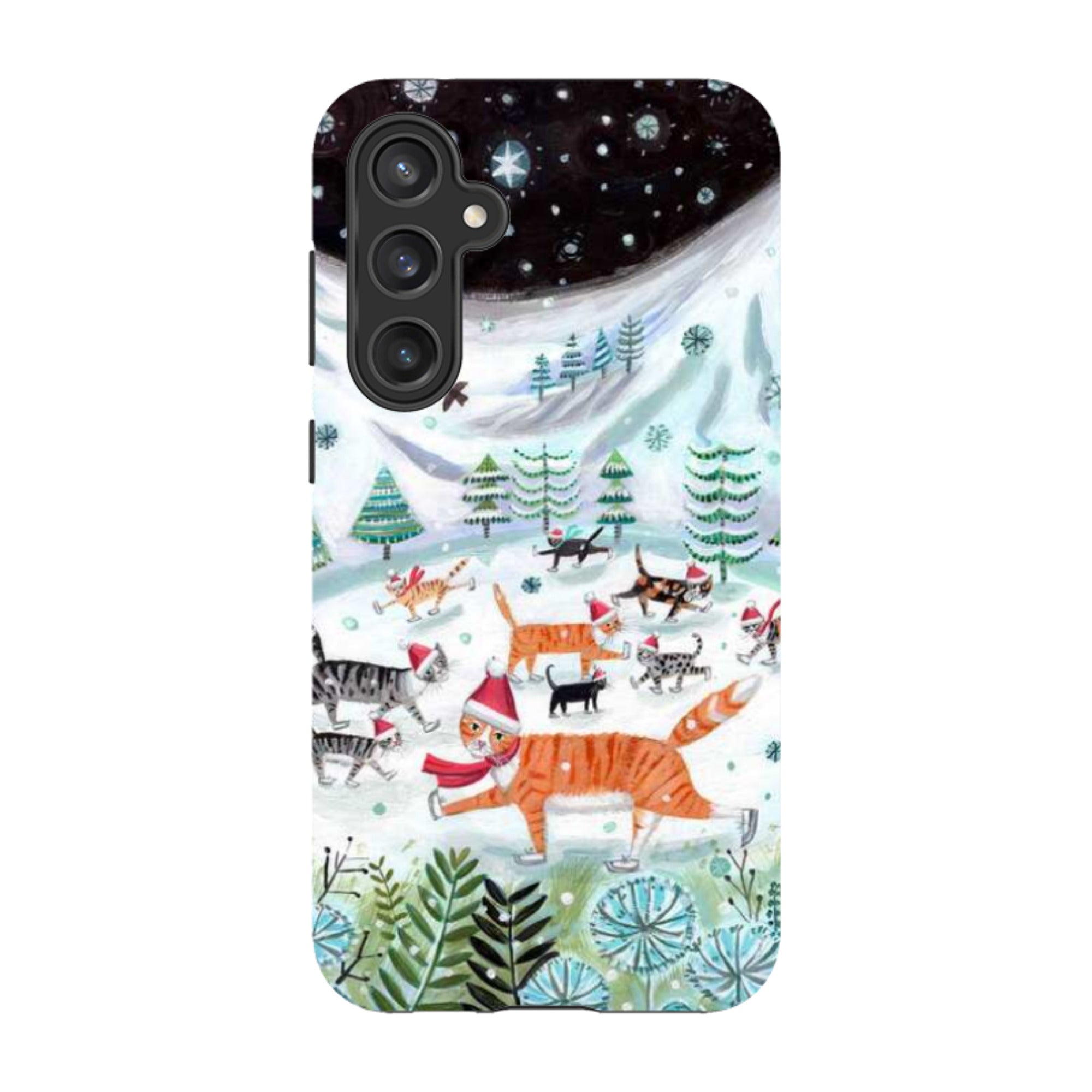 Samsung Tough Case - Cats On Ice By Mary Stubberfield