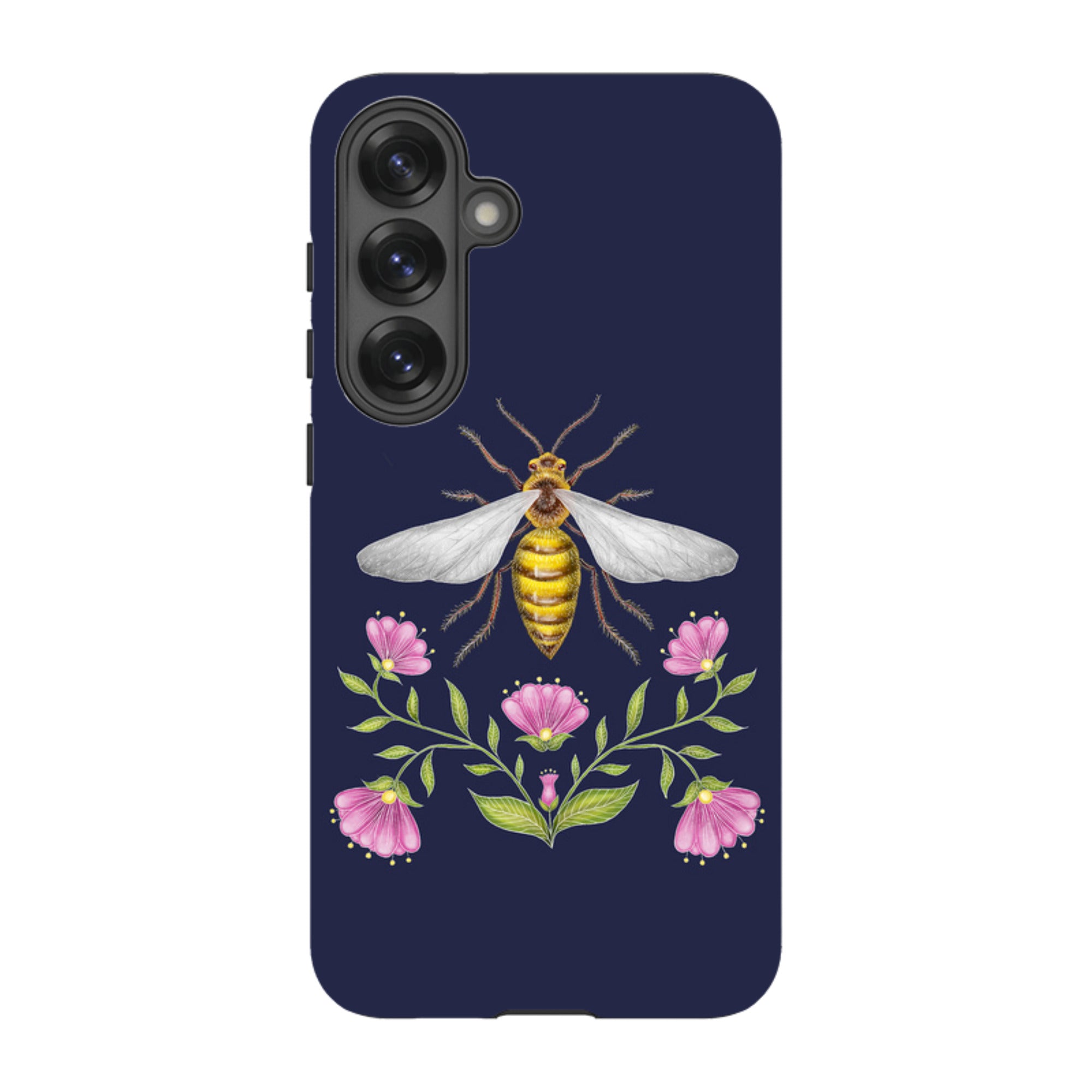 Samsung Tough Case - Wings Of Freedom Navy By Catherine Rowe