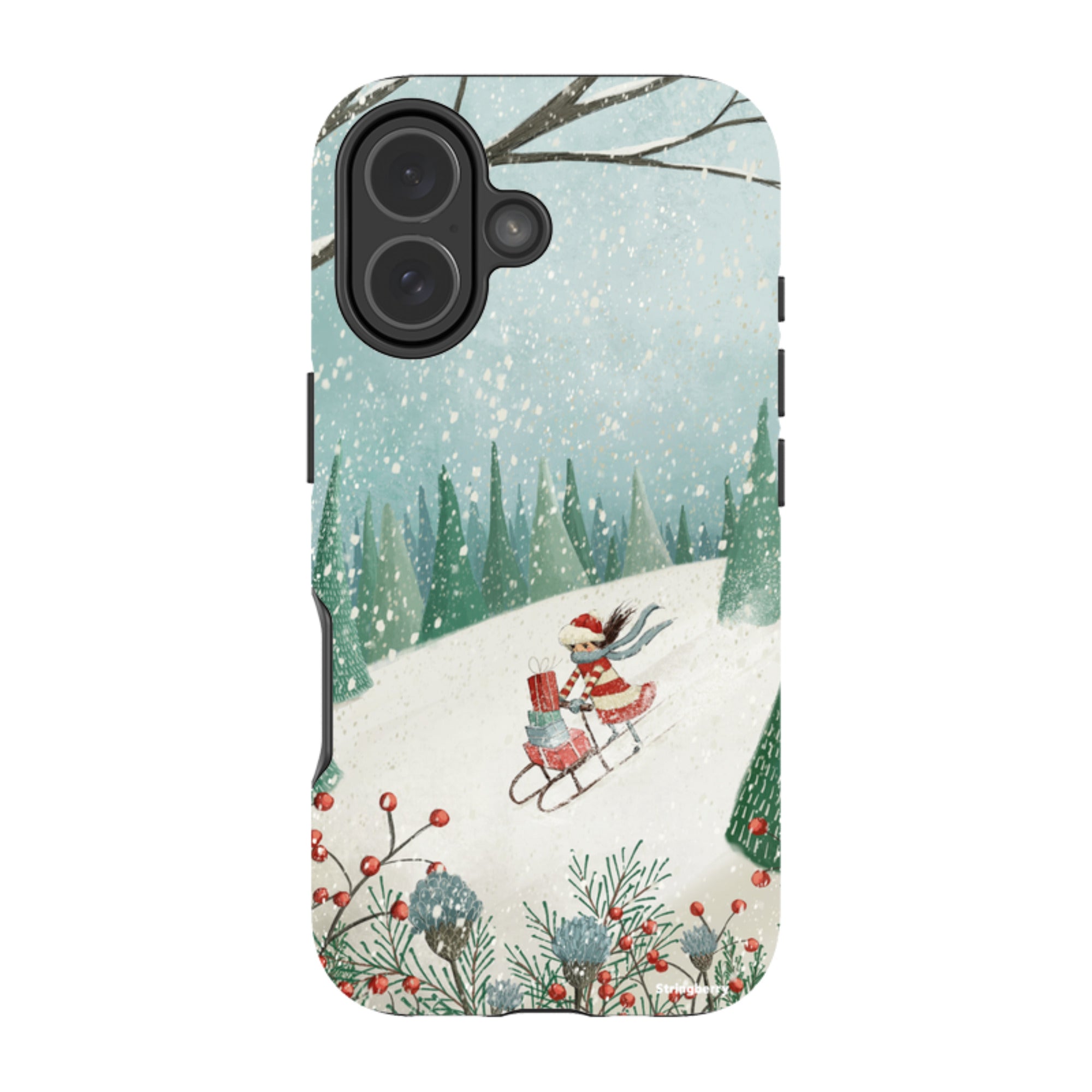iPhone Tough Case - Sleigh Delivery By Maja Lindberg