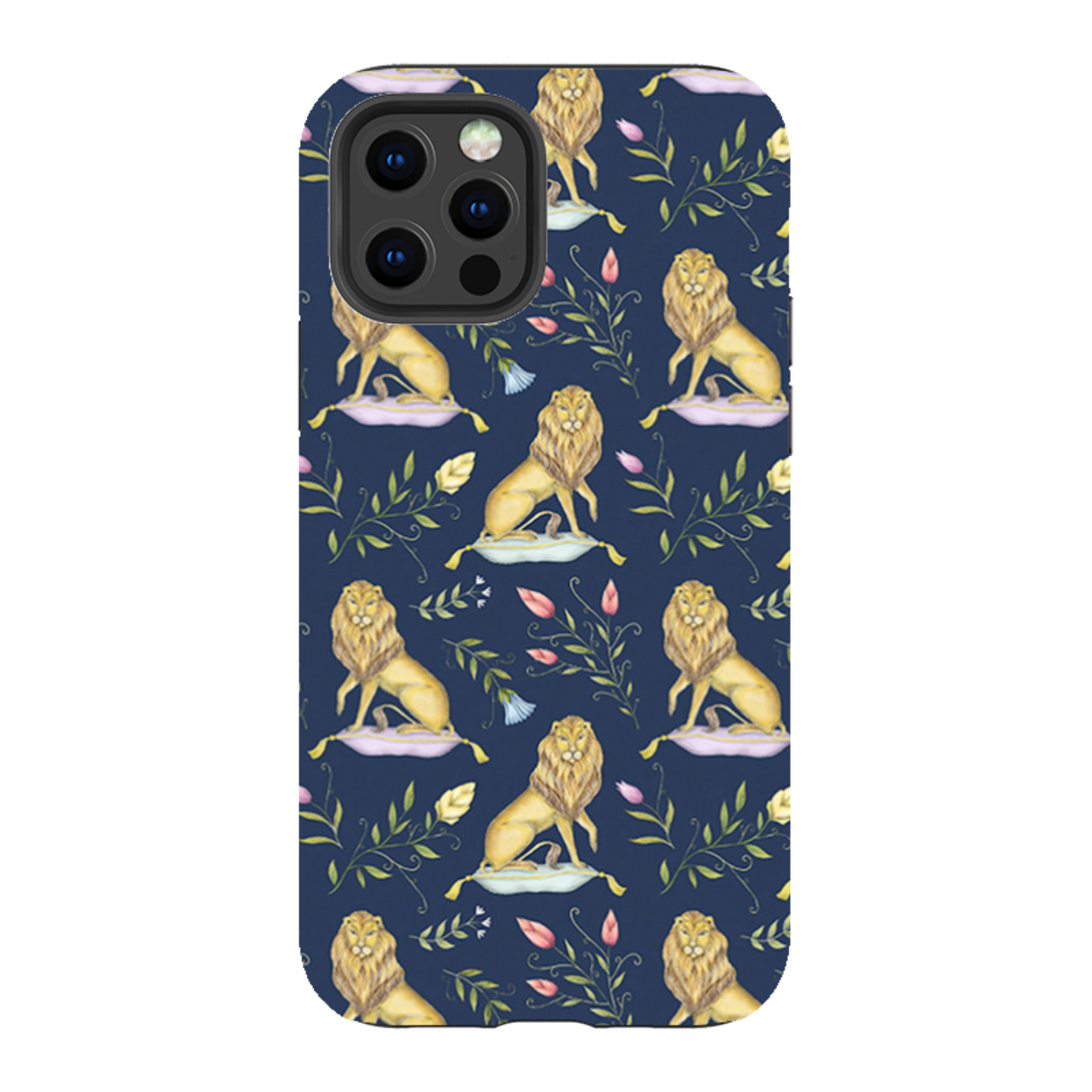 iPhone Tough Case - Leo Et Flores Navy By Catherine Rowe