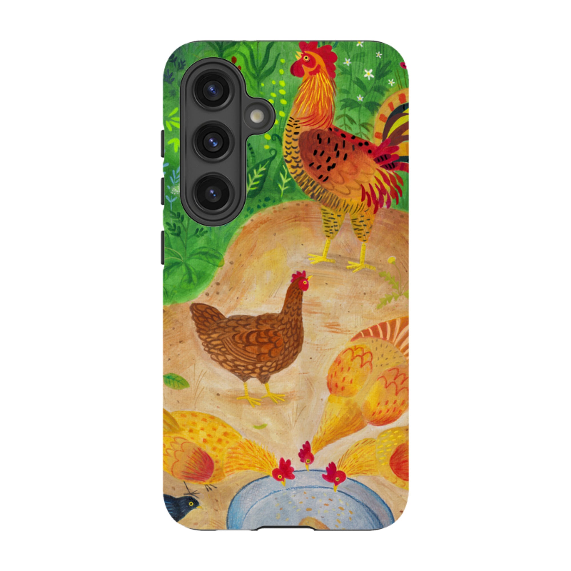 Samsung Tough Case - Chickens By Bex Parkin
